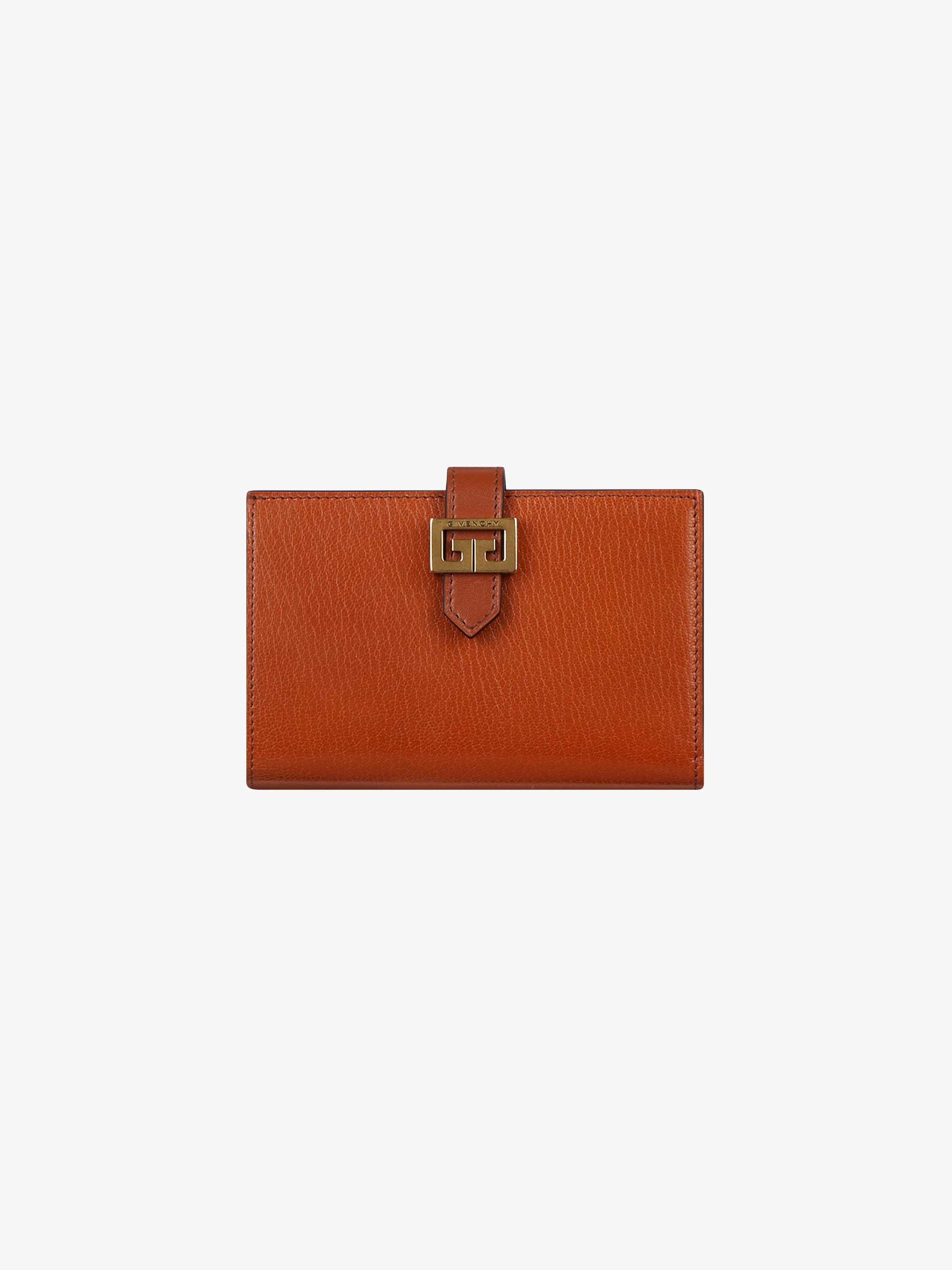 Two-toned GV3 wallet in grained leather