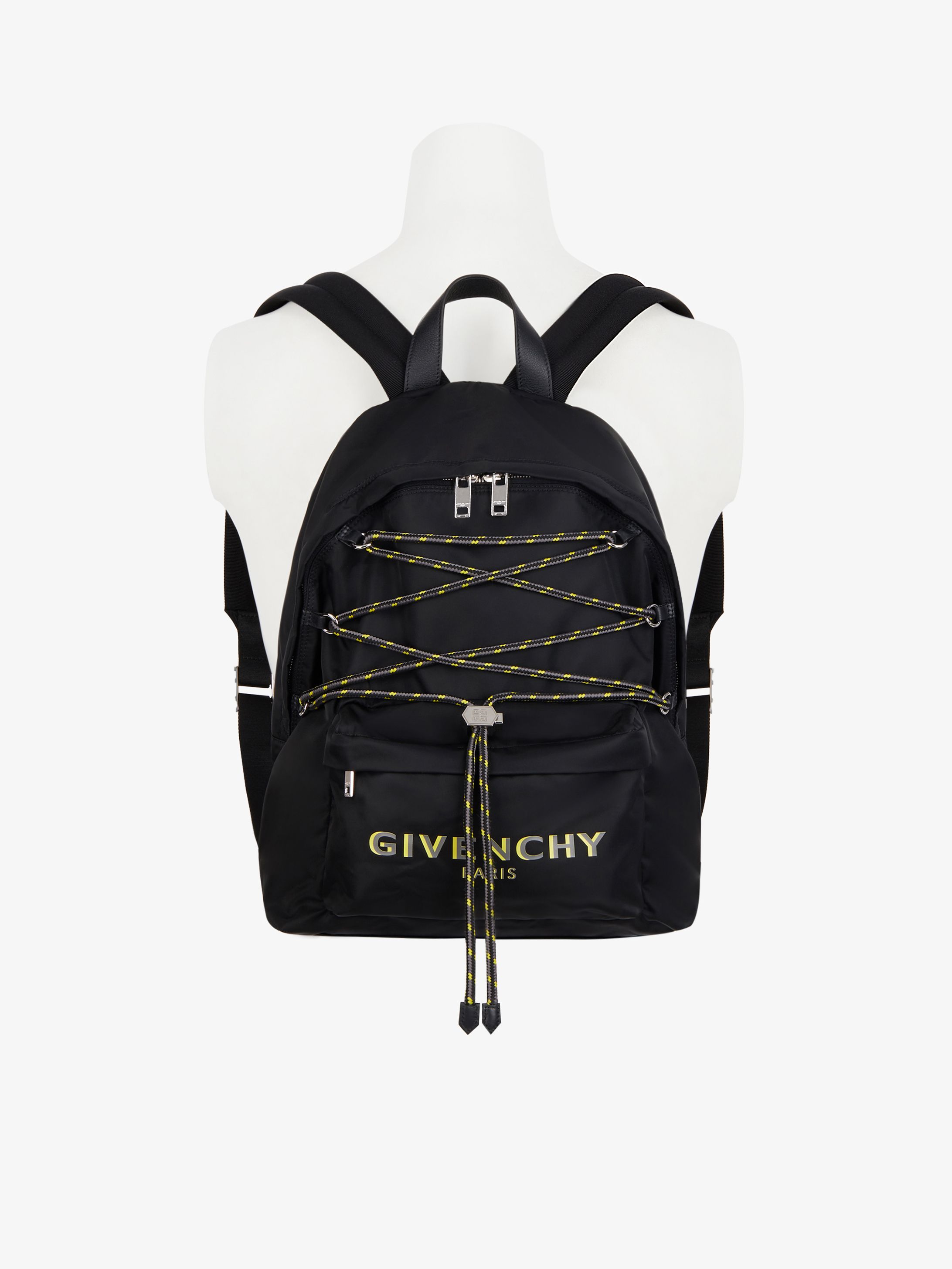 Sac à dos GIVENCHY PARIS en nylon avec cordelette