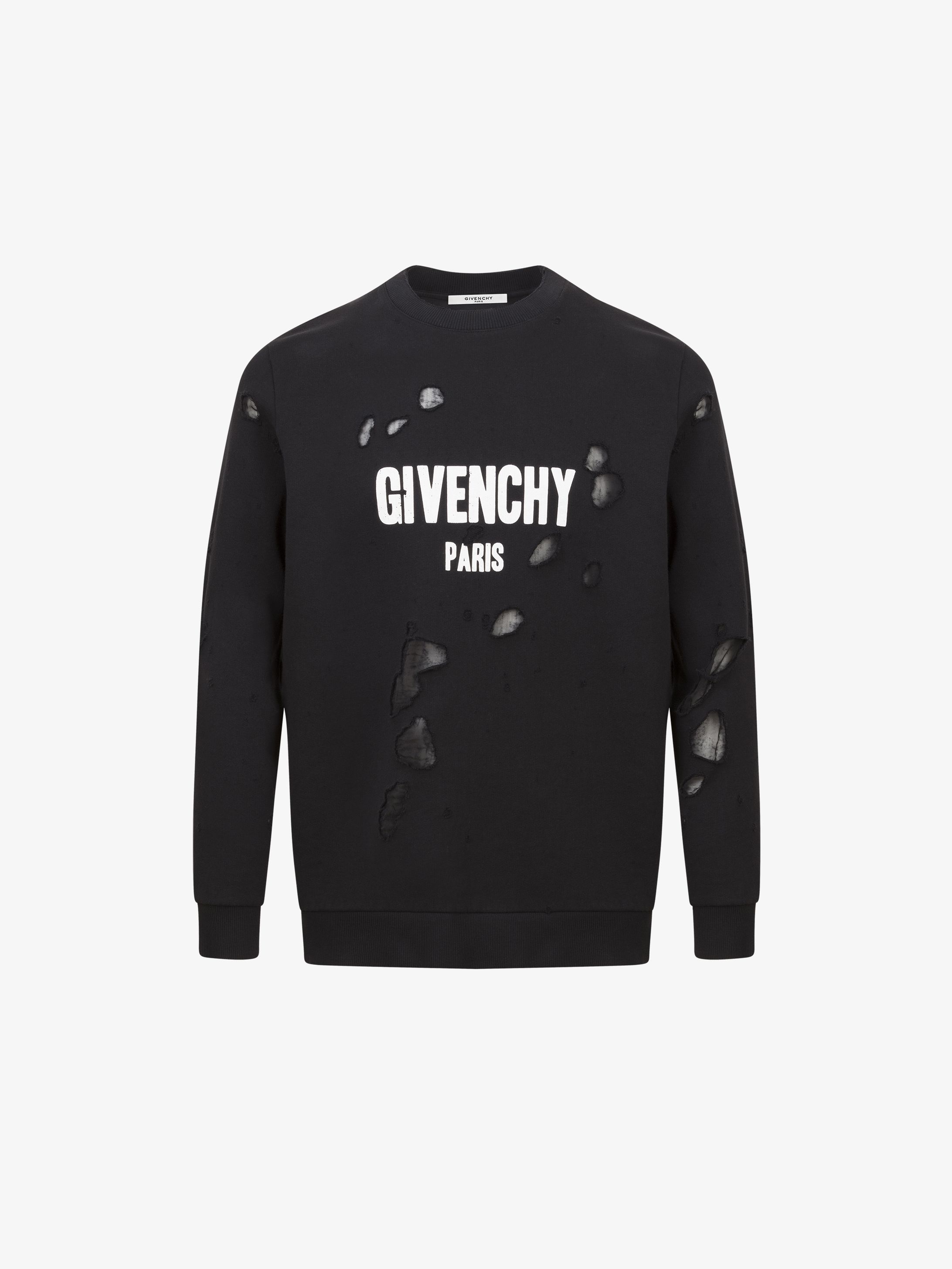 givenchy destroyed crewneck