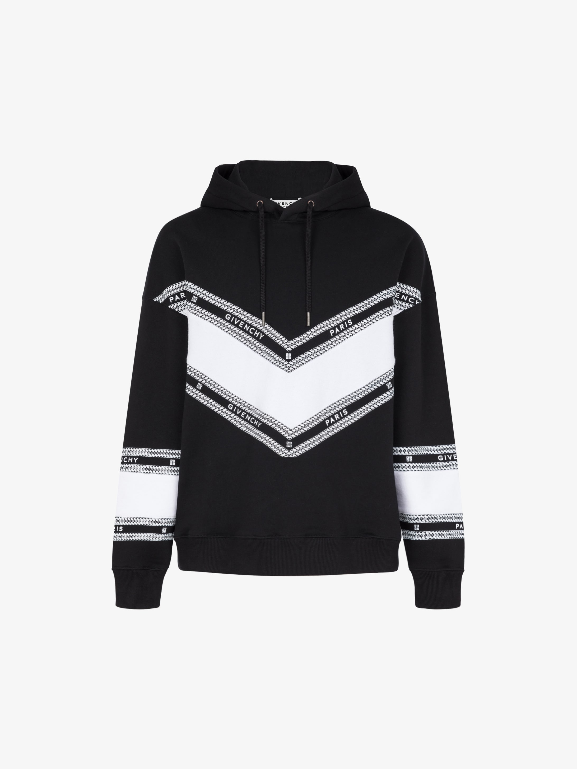 black chain hoodie