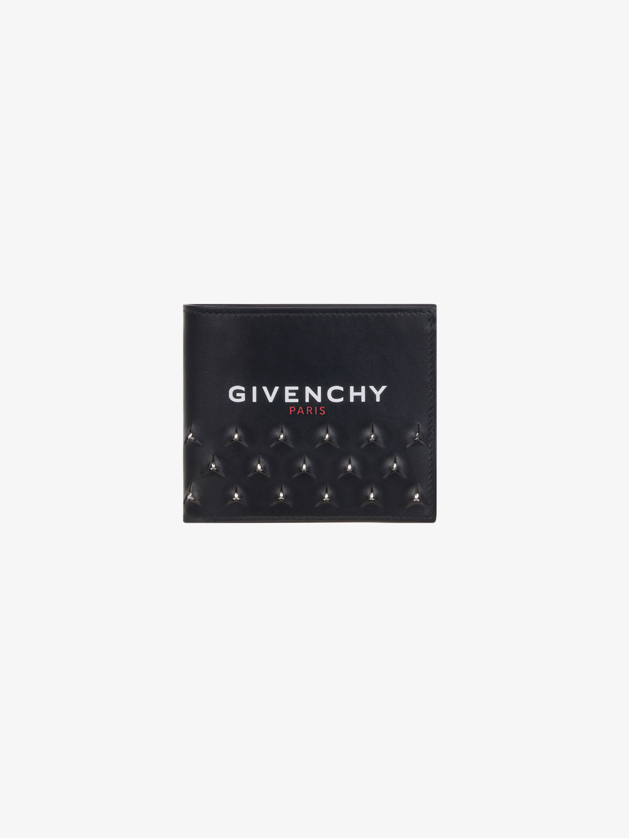 GIVENCHY wallet in leather with studs