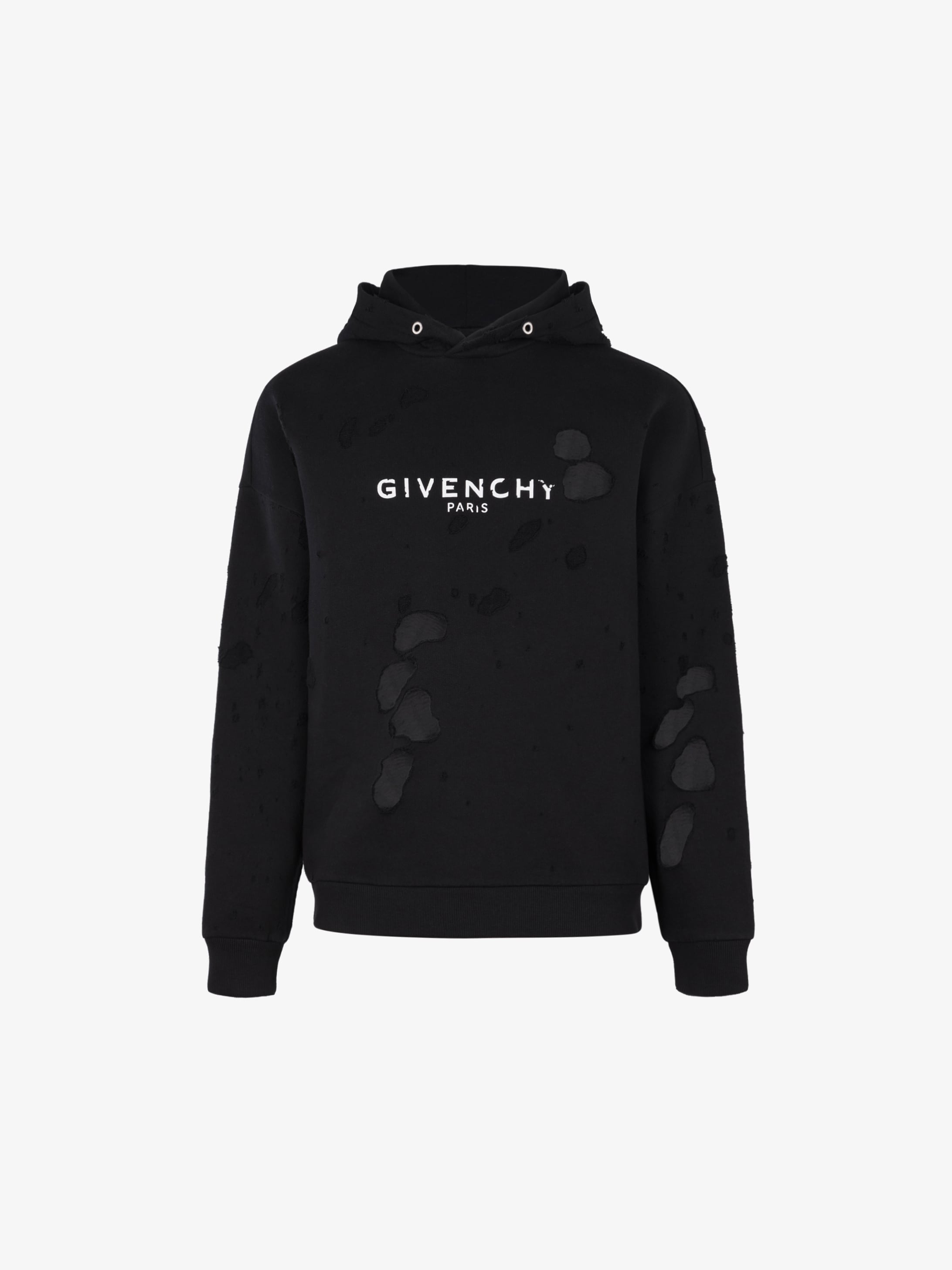 givenchy ripped sweatshirt