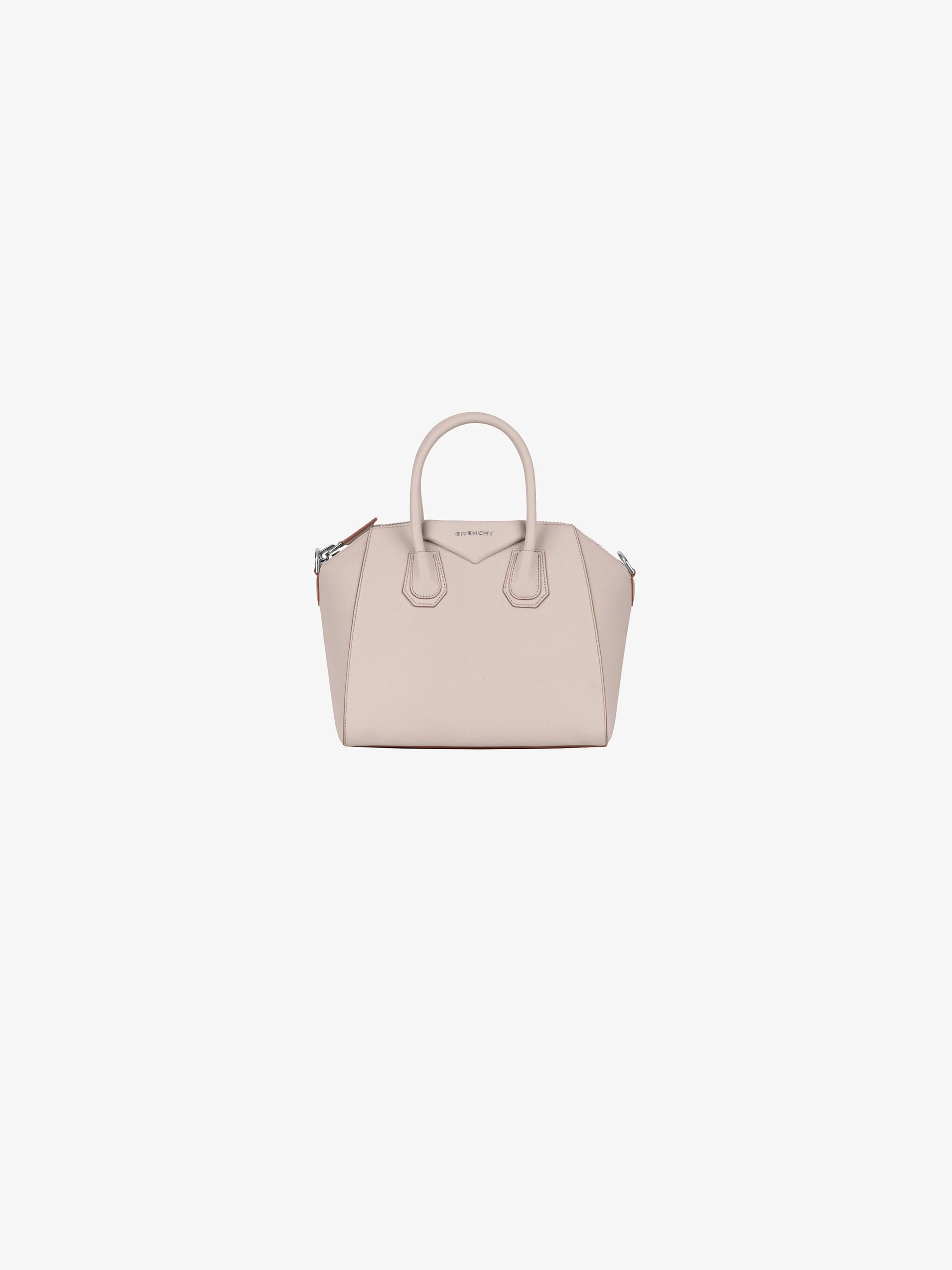 Mini Antigona bag in grained leather