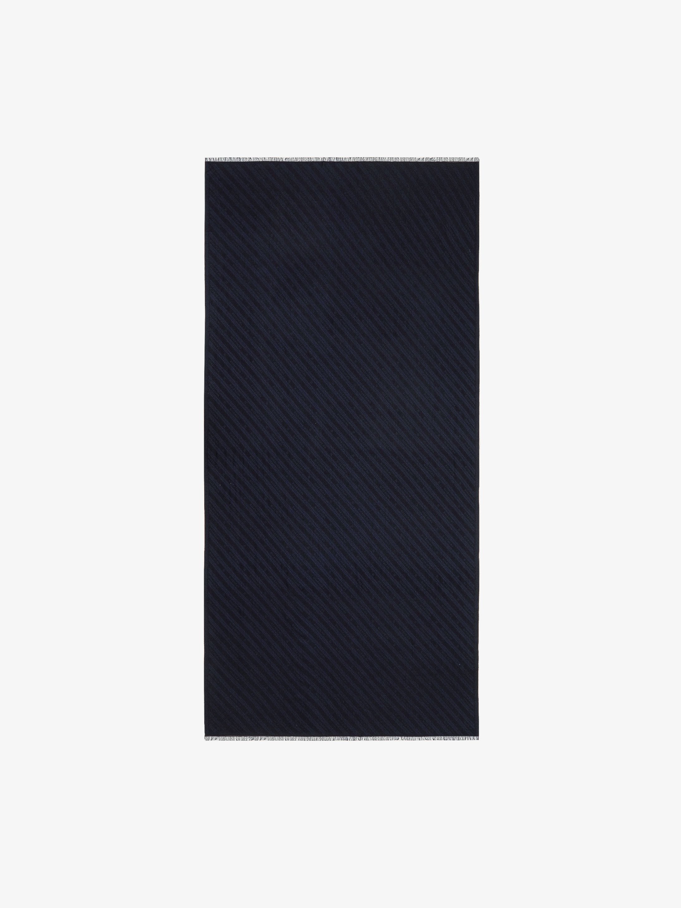 GIVENCHY Chain stole in cashmere, wool and silk