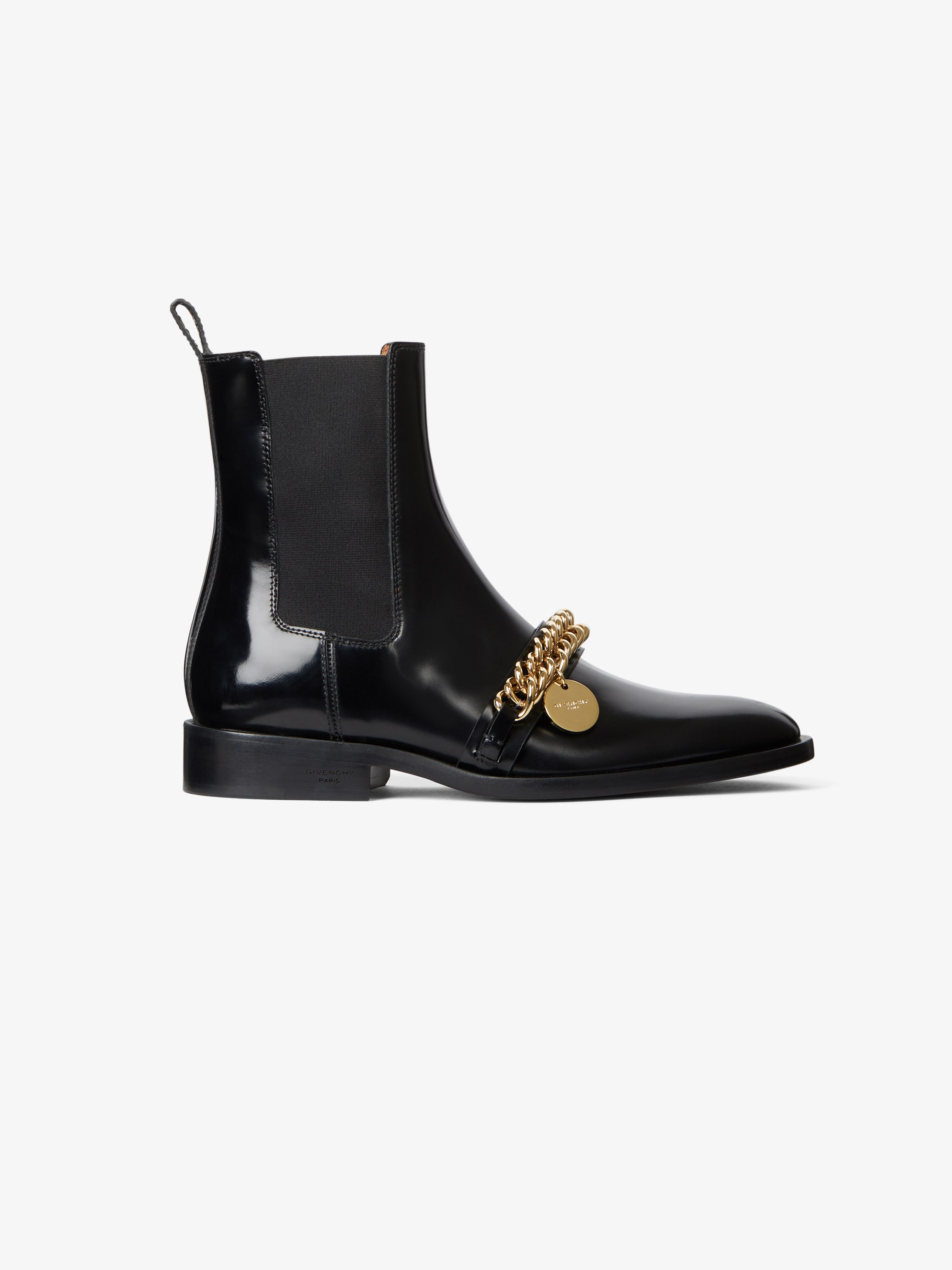 givenchy boots with chain