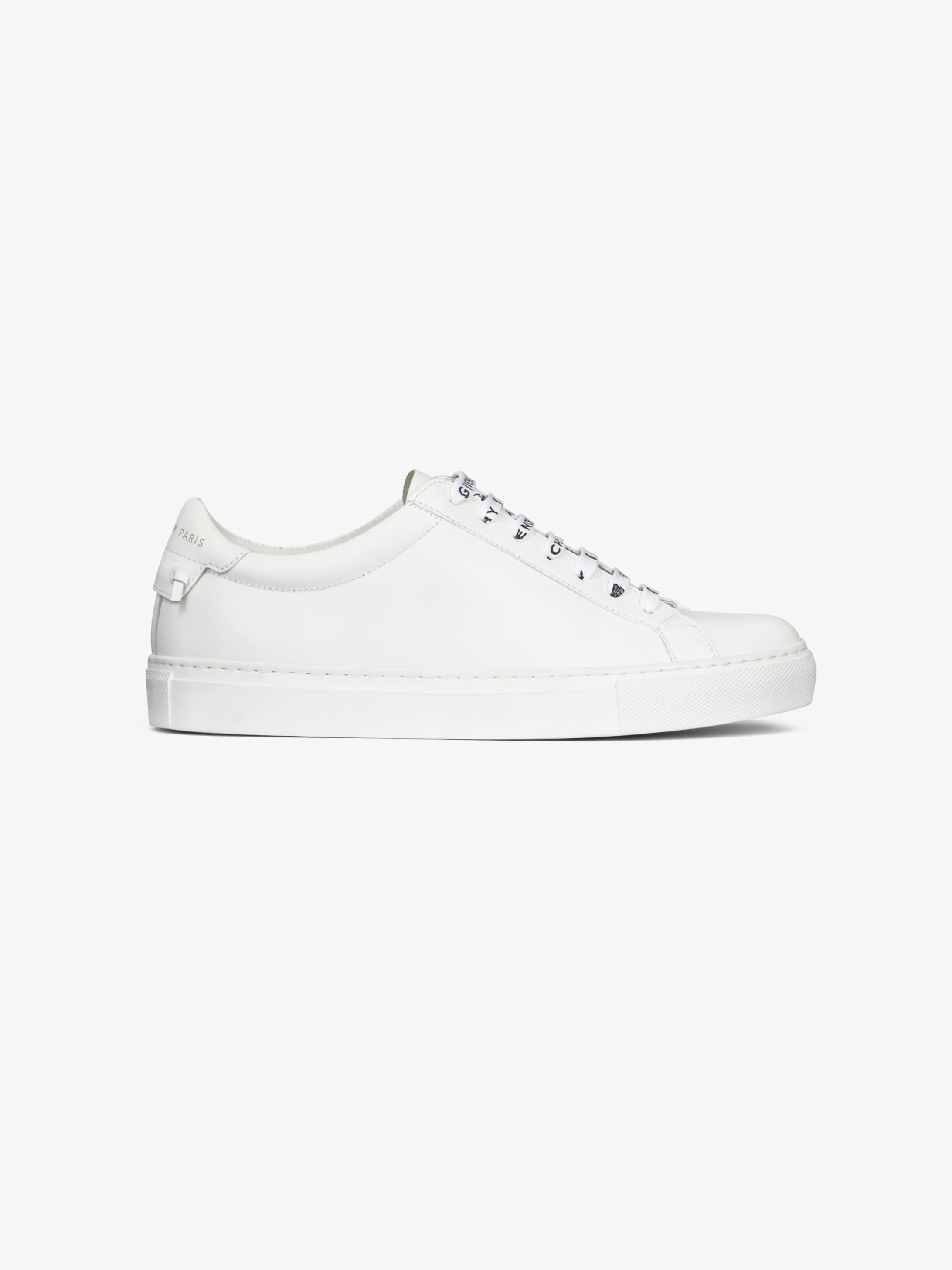 Sneakers in leather with GIVENCHY laces