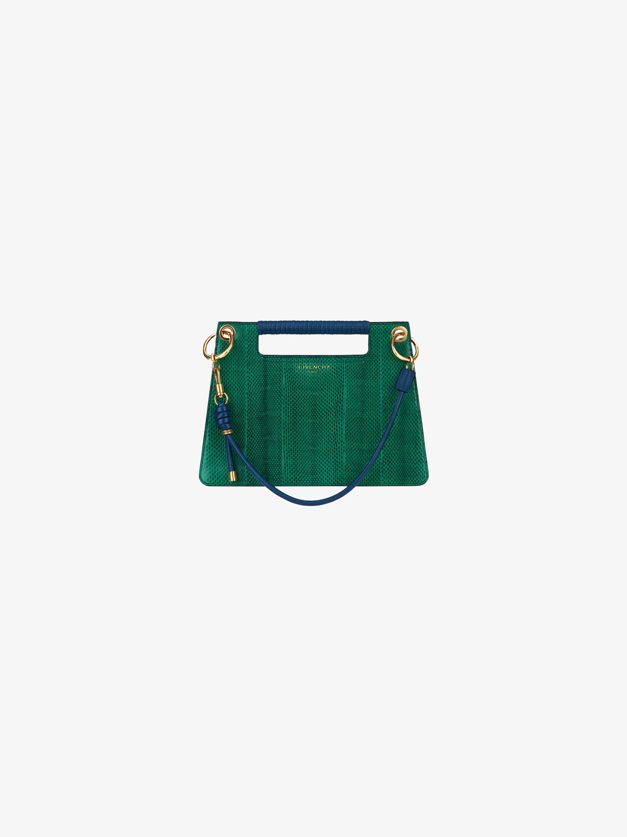 Medium Whip bag in ayers skin and smooth leather