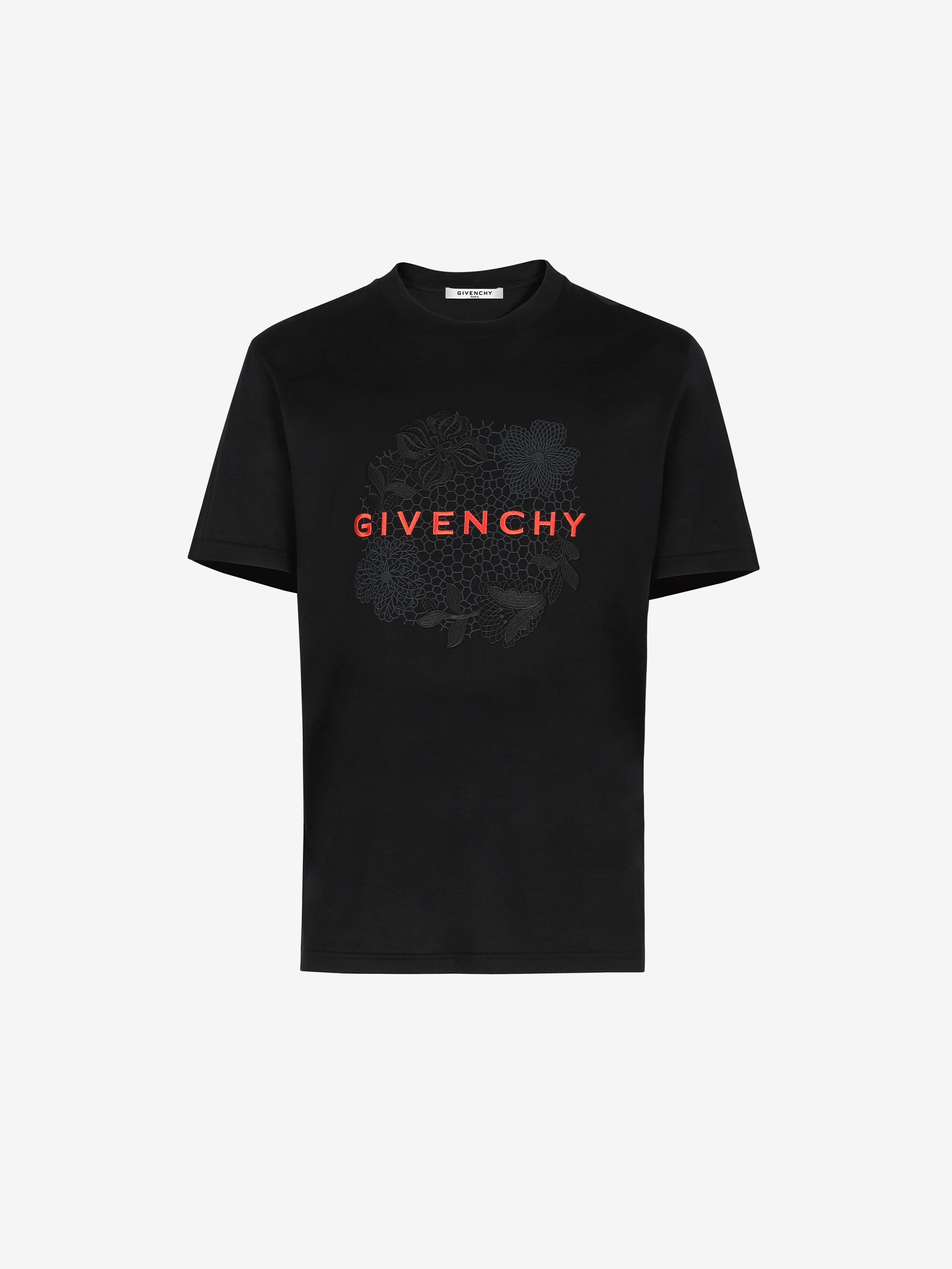 givenchy embroidered t shirt