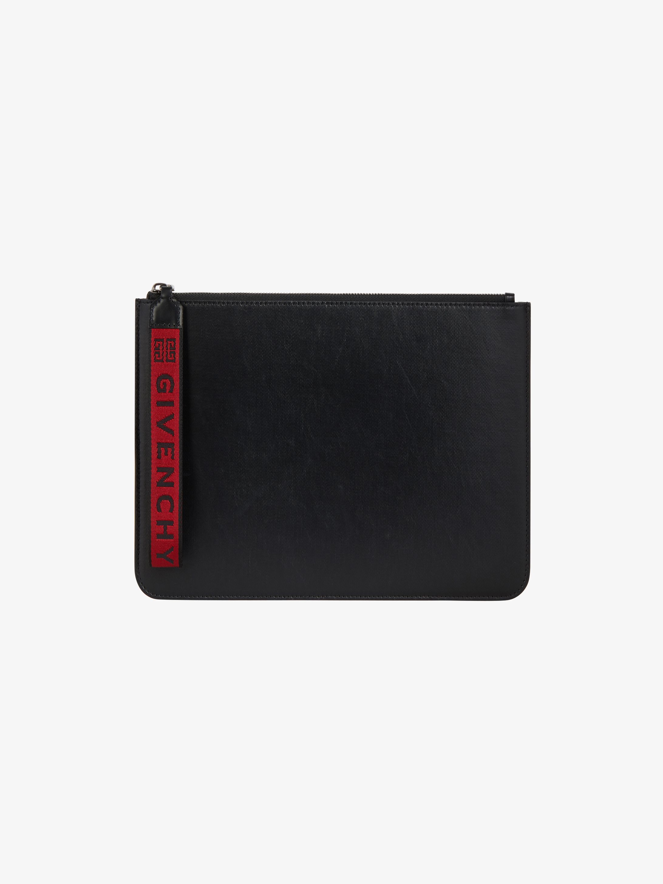 GIVENCHY 4G wrist strap large zipped pouch