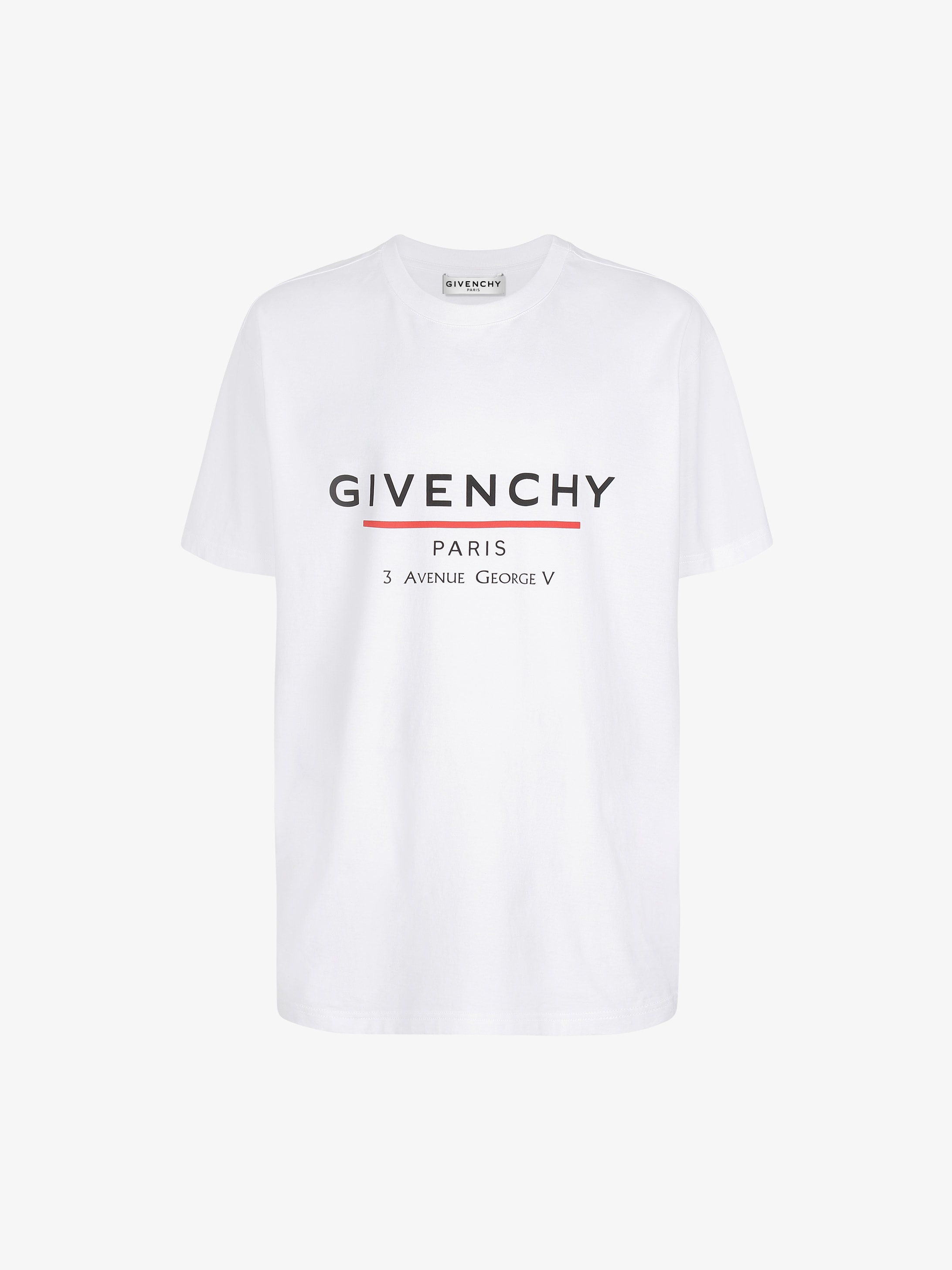 GIVENCHY LABEL oversized t-shirt 