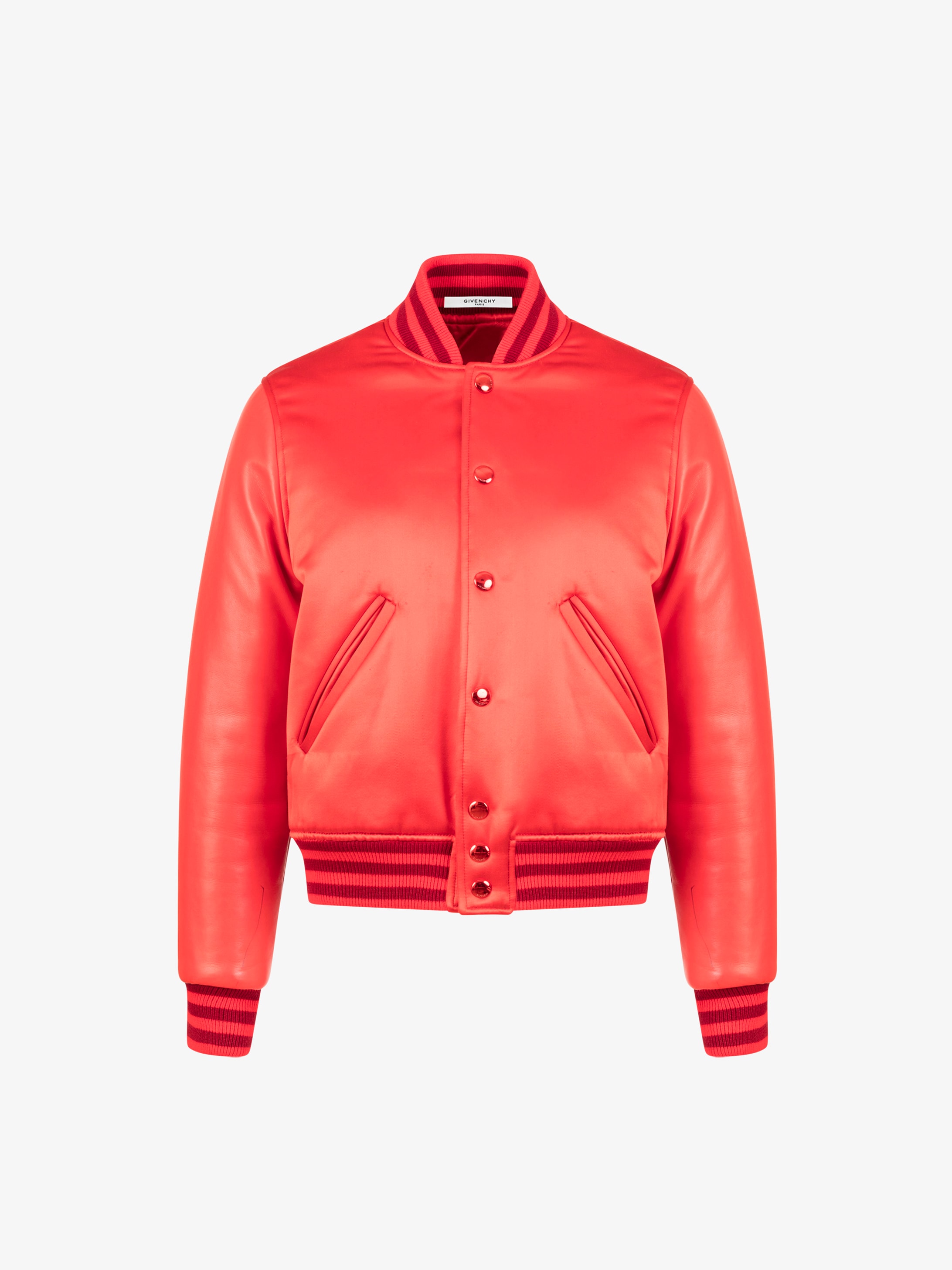 leather bomber jacket | GIVENCHY Paris