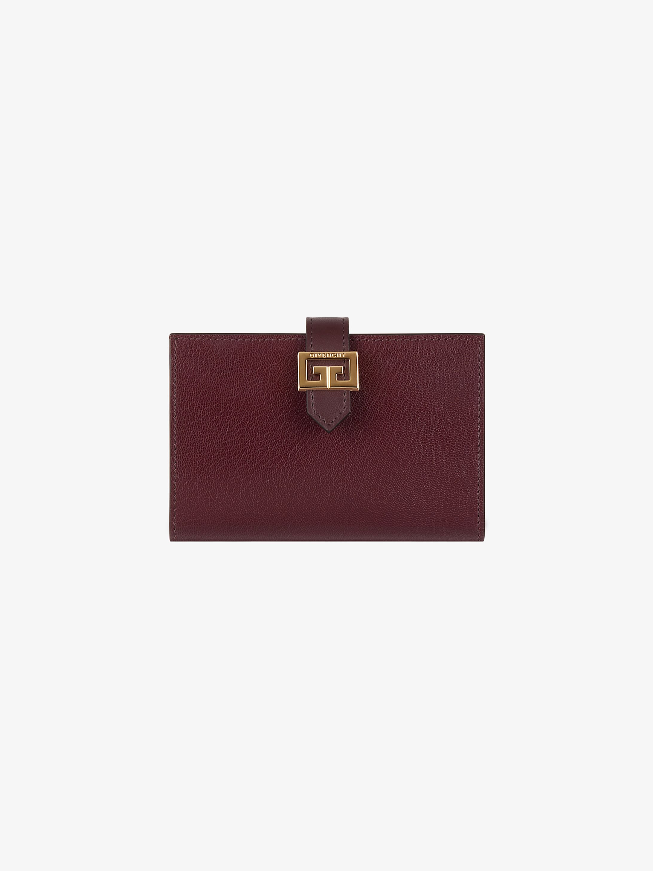 GV3 wallet in smooth leather
