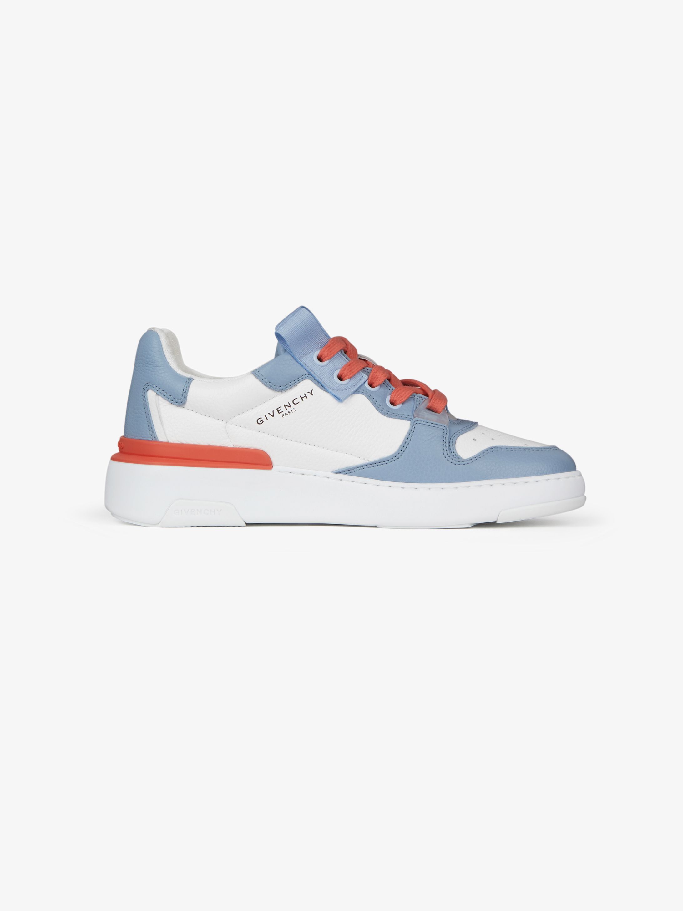Wing low three tone sneakers in leather