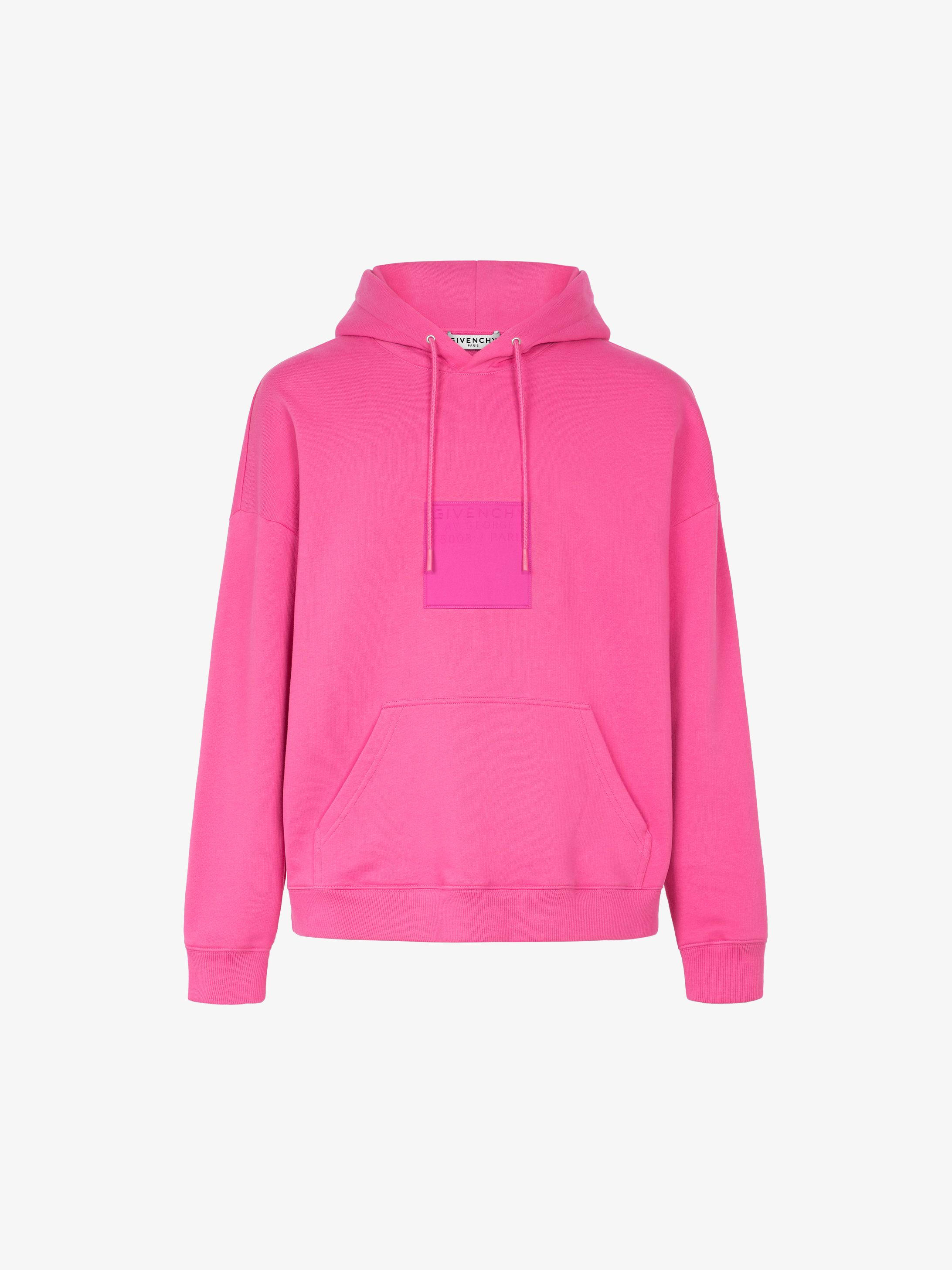 GIVENCHY ADDRESS patch hoodie