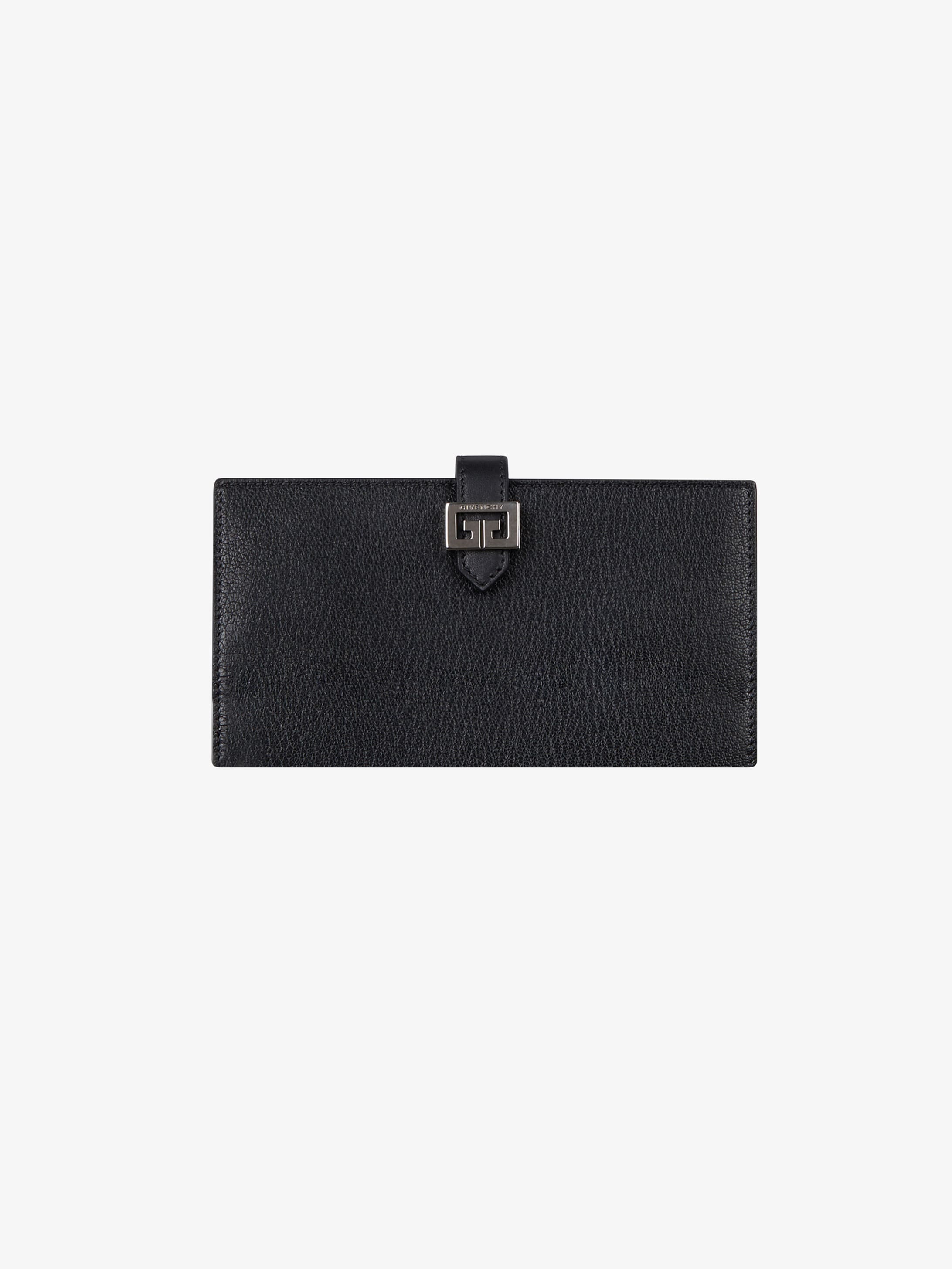 GV3 long wallet in leather