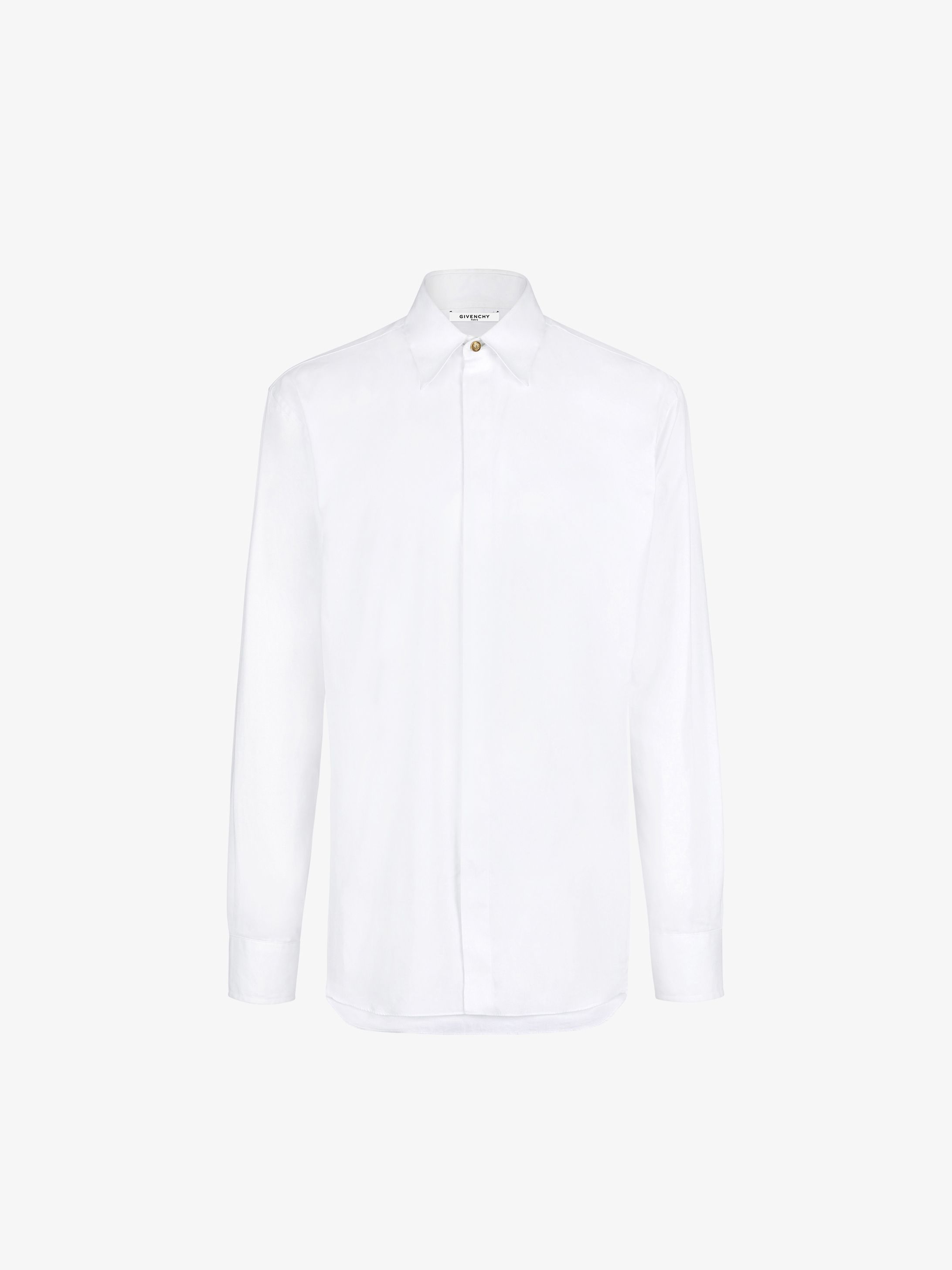 Camicia con bottoni 4G oro