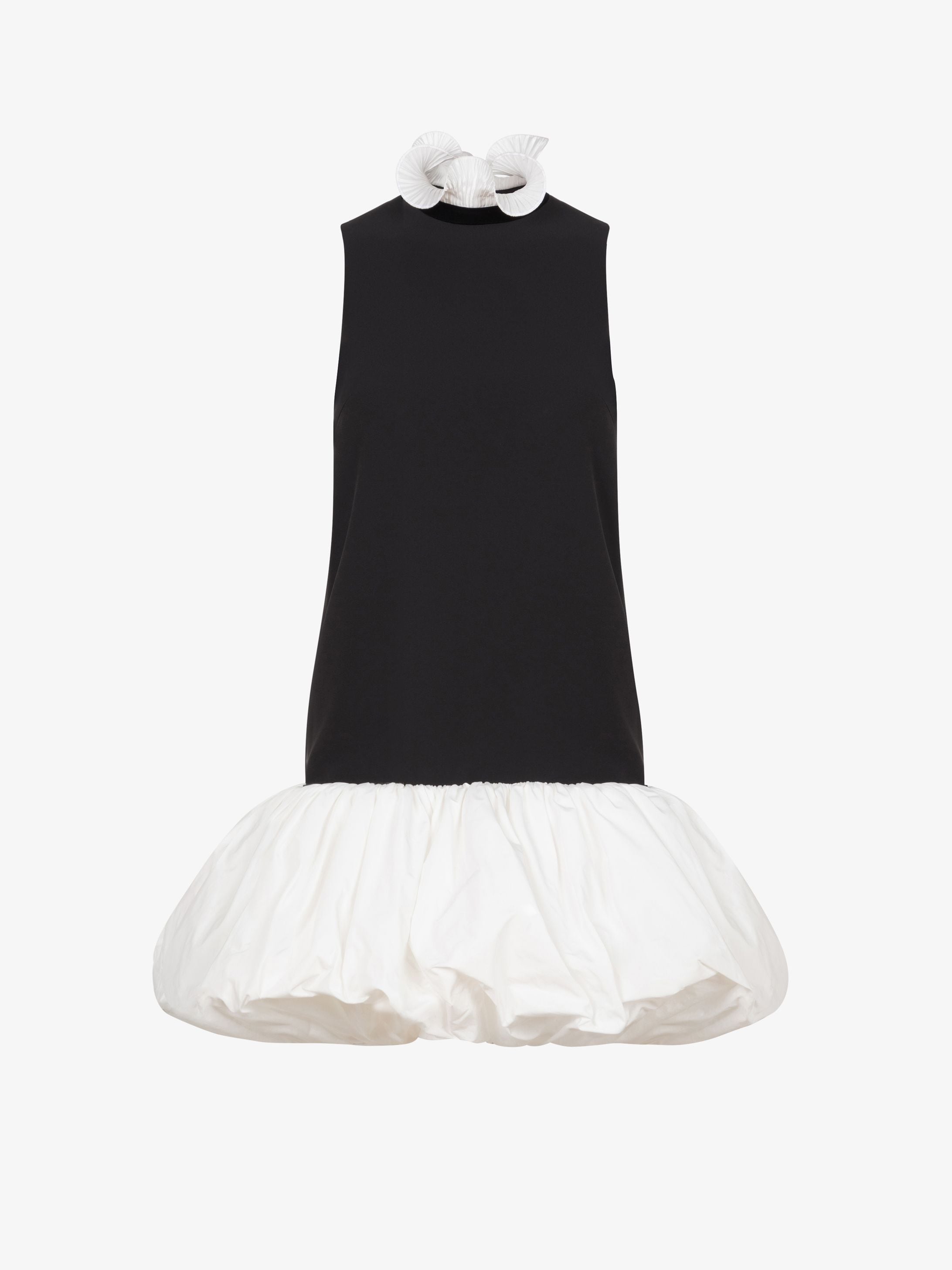 Two tone puffball dress