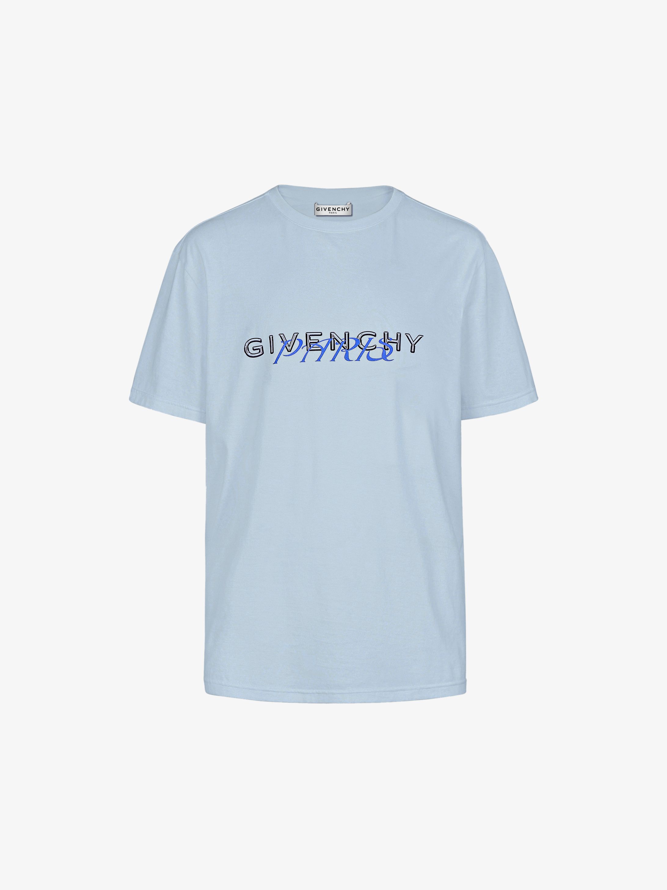 GIVENCHY PARIS calligraphic printed t-shirt