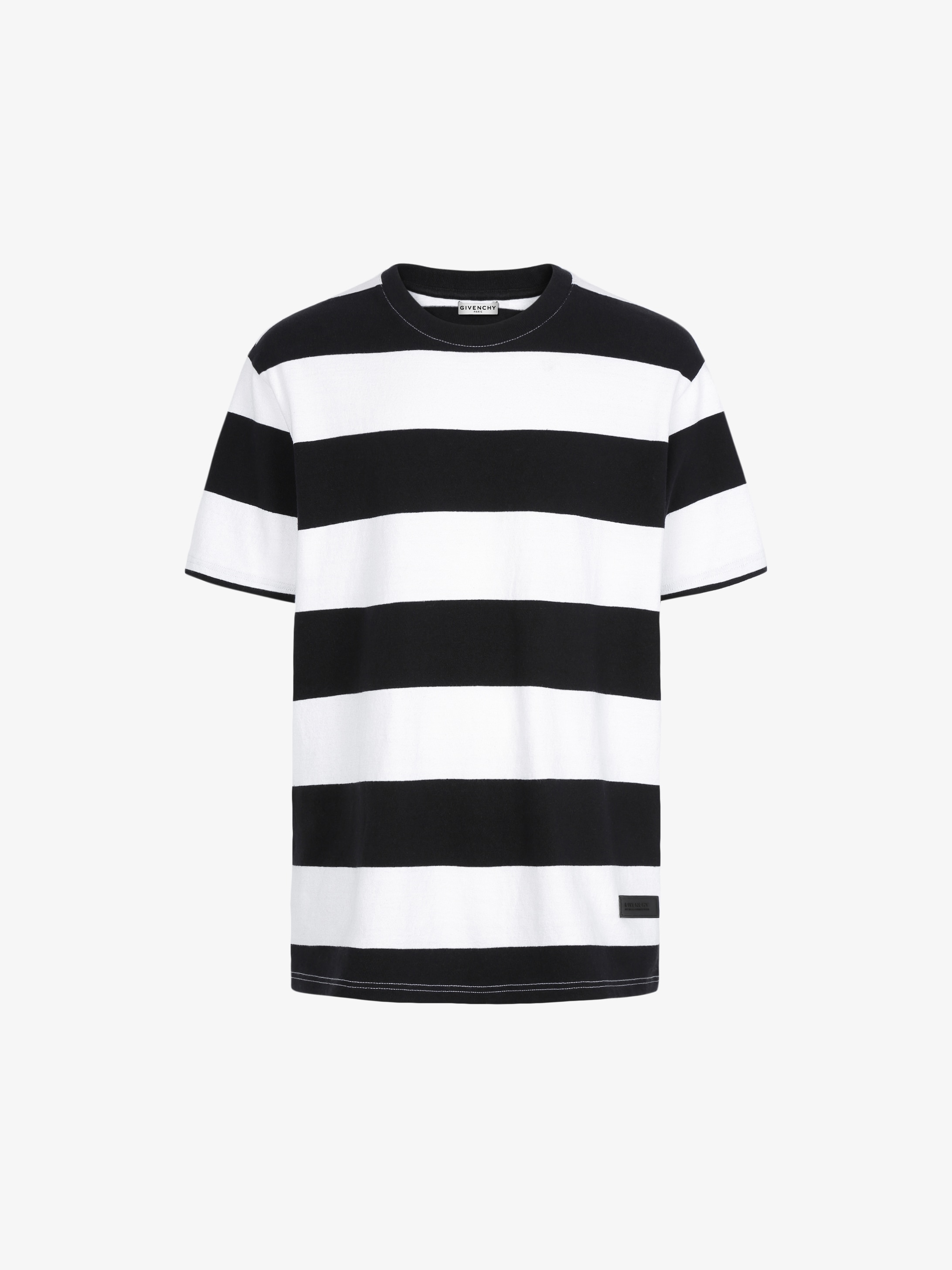 GIVENCHY patch striped t-shirt