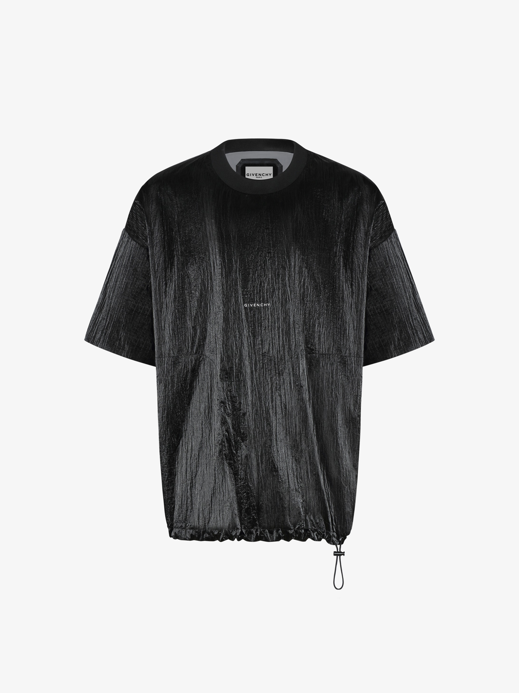GIVENCHY t-shirt in velvet effect nylon