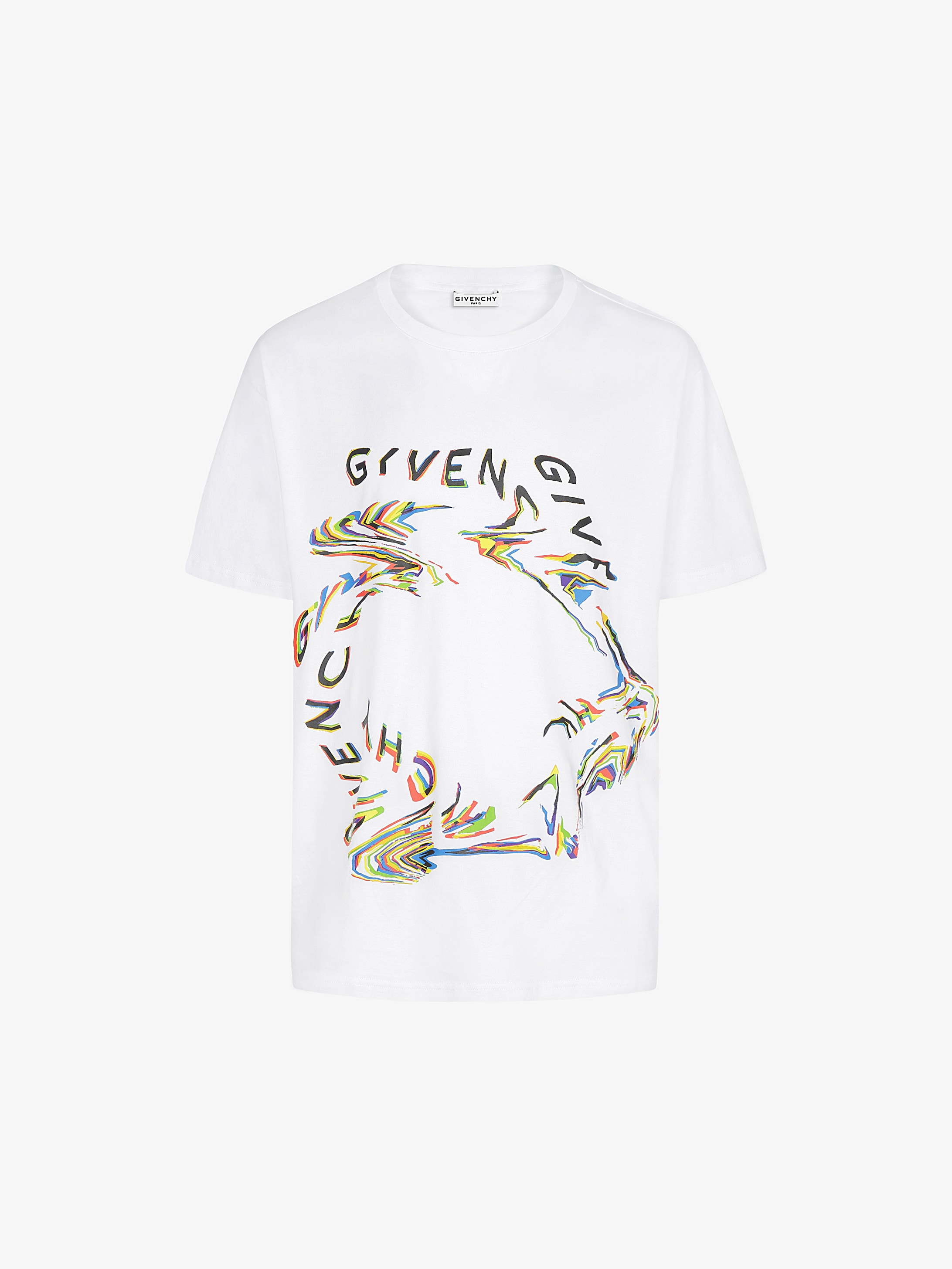 givenchy printed t shirt
