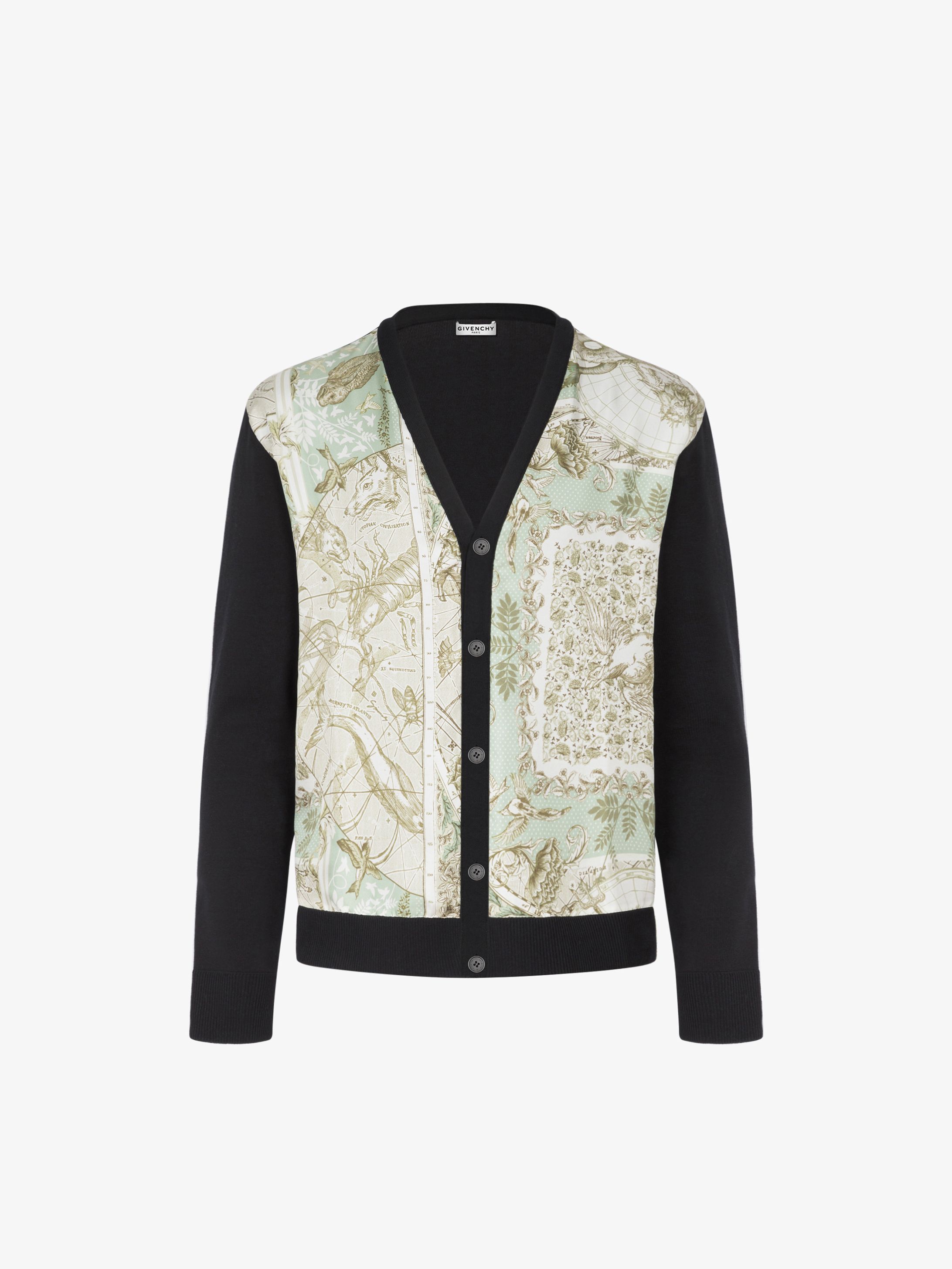 Cardigan con stampa Atlantis