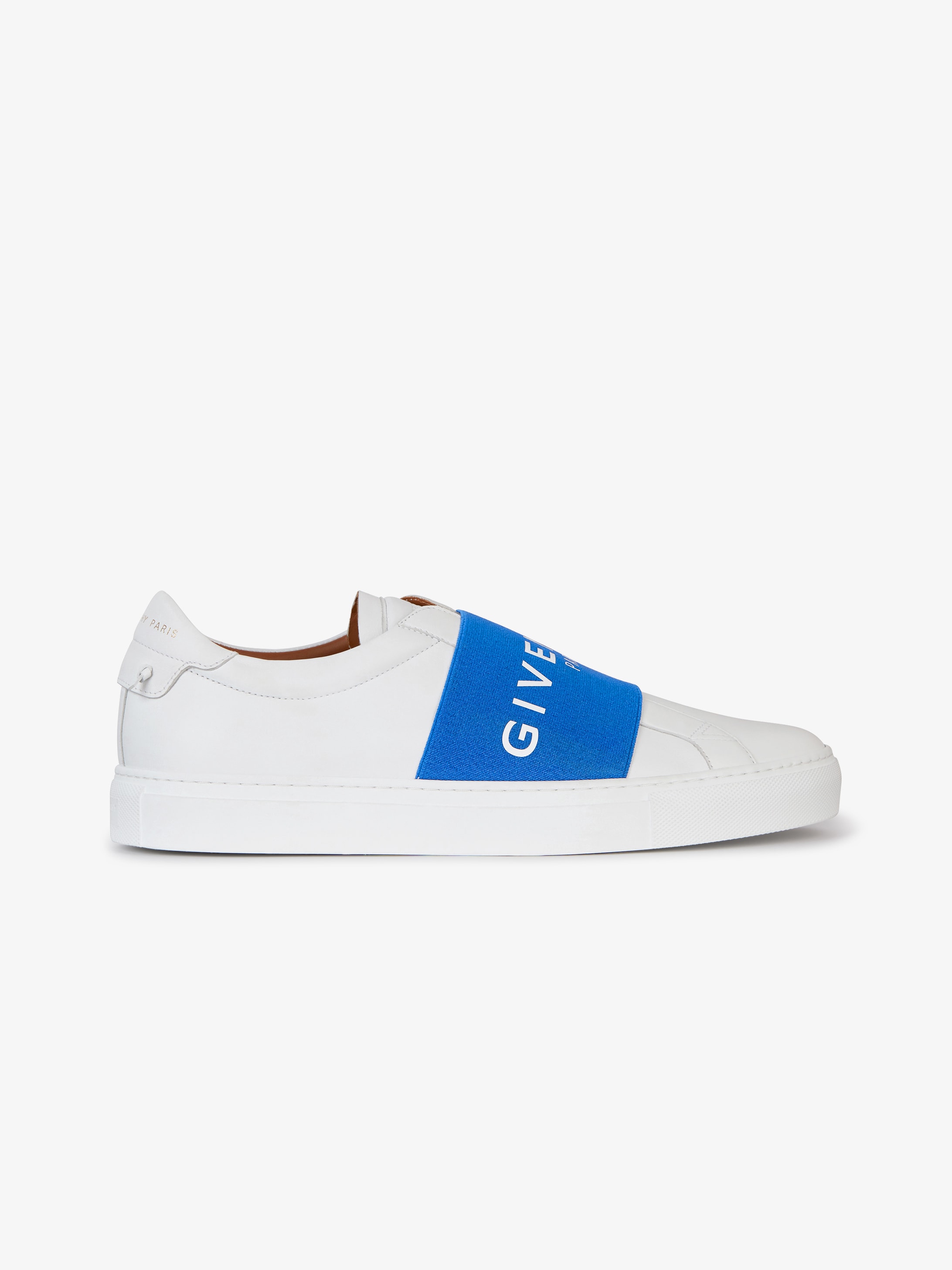GIVENCHY PARIS webbing sneakers in leather