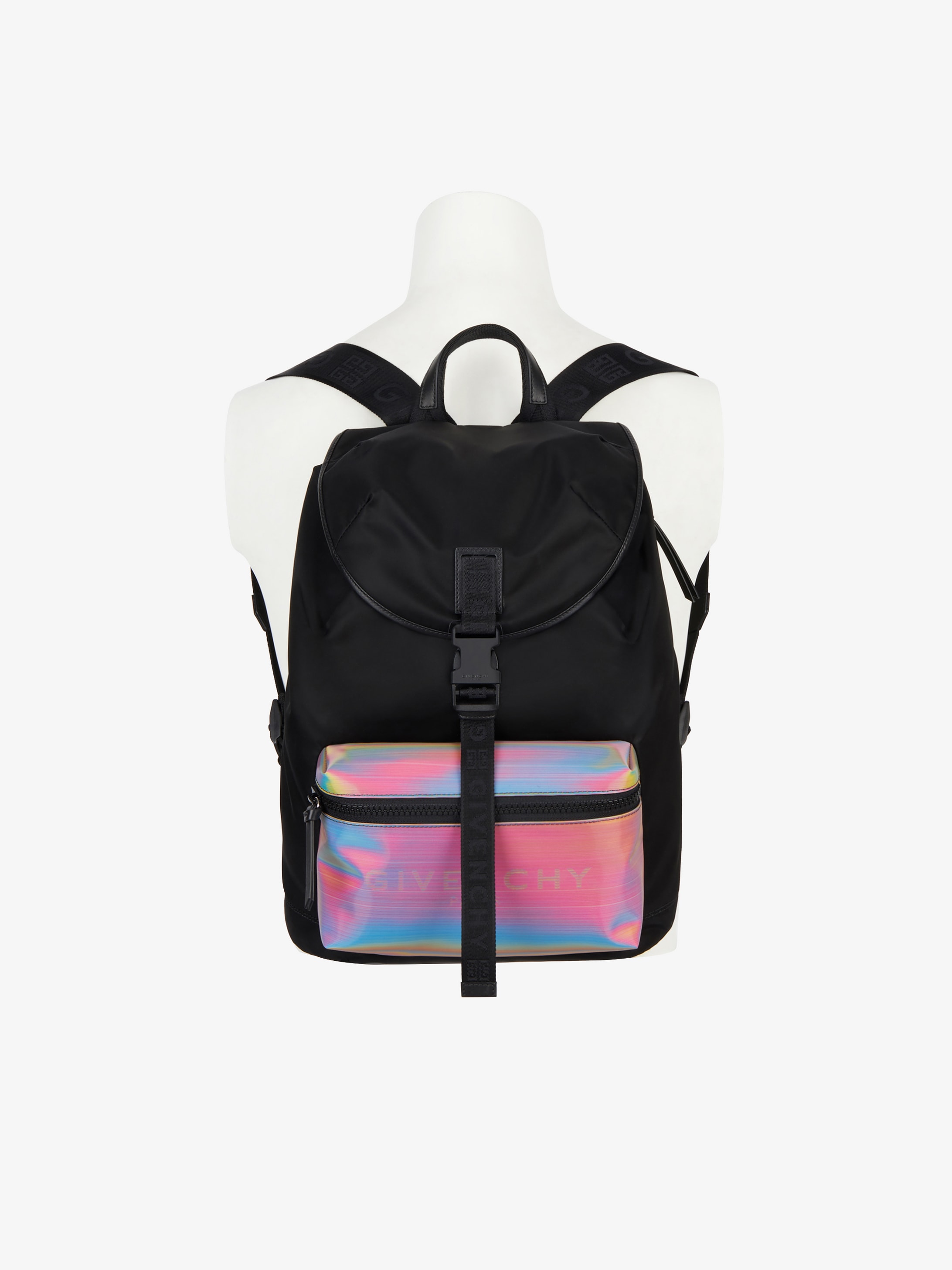 GIVENCHY backpack in nylon with holographic