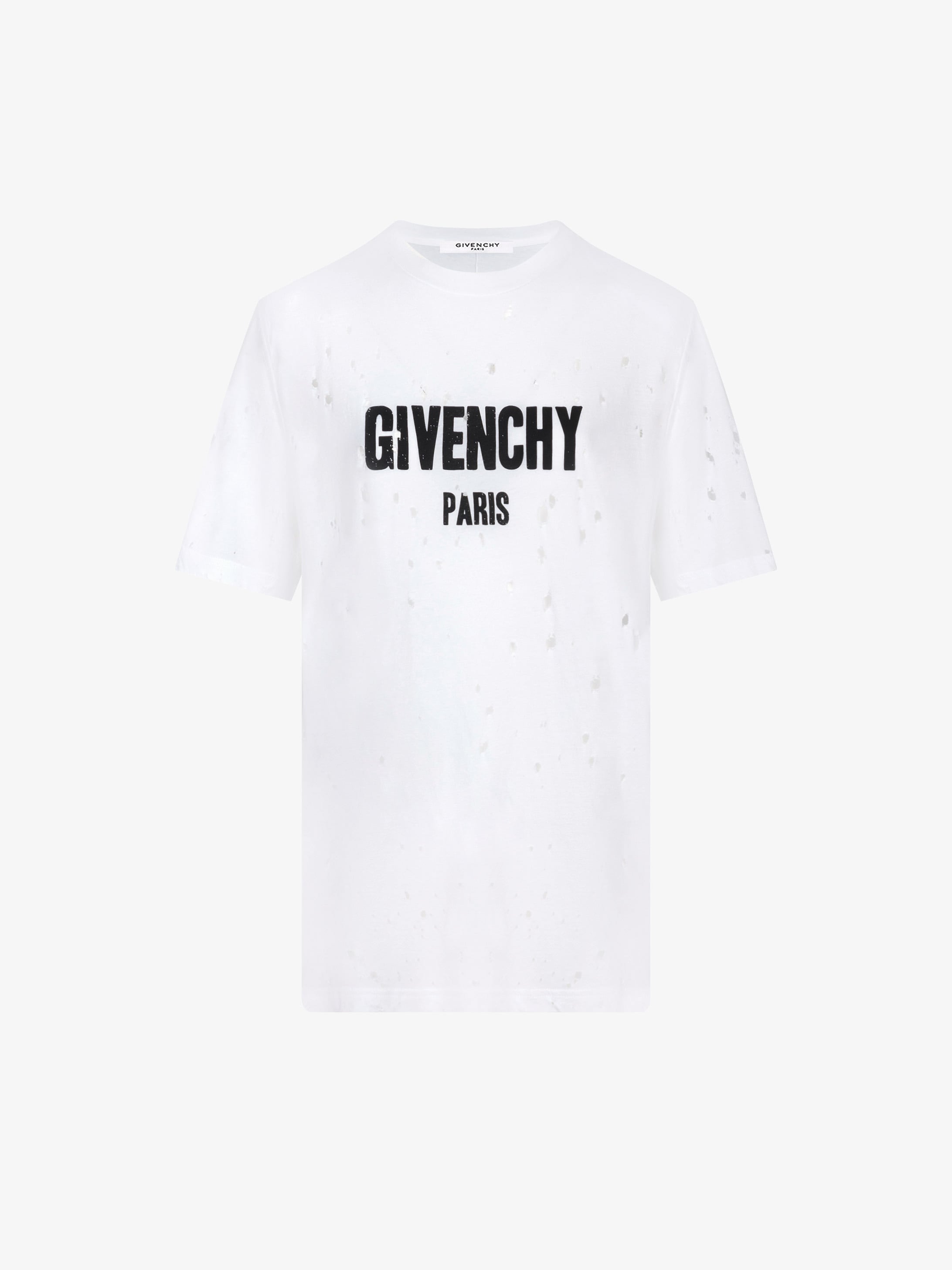 givenchy black and white t shirt