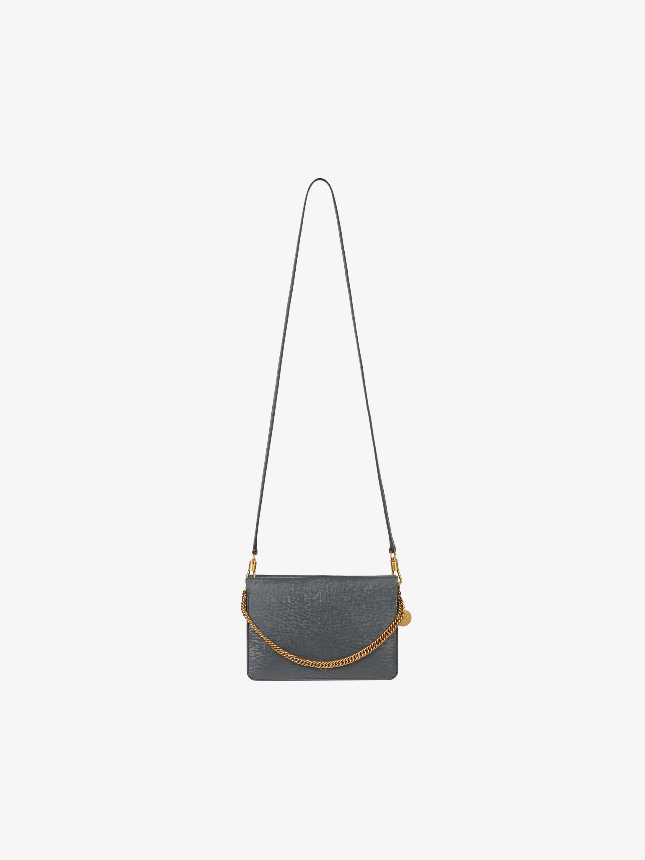 Two-toned Cross3 bag in leather and suede