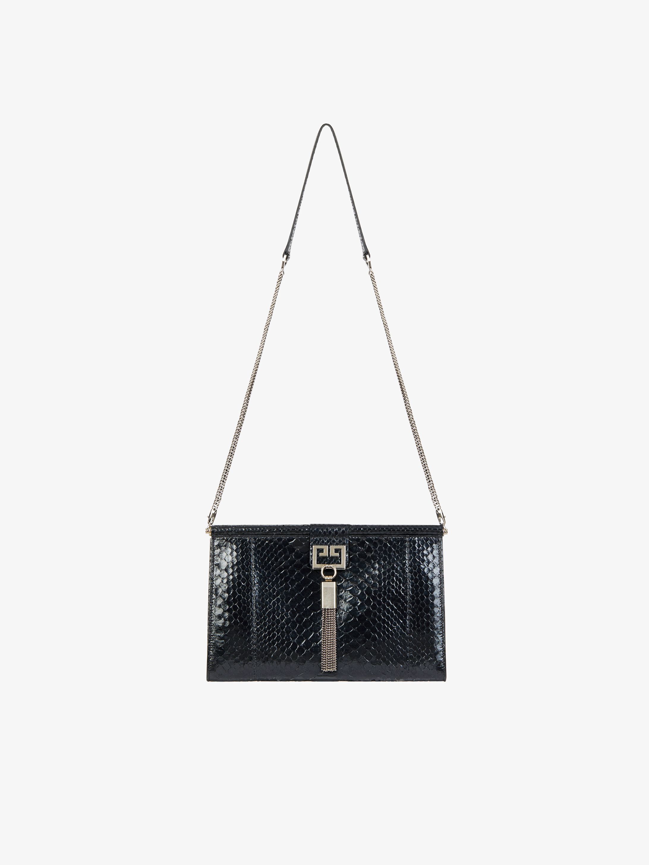 Medium GEM bag in iridiscent python