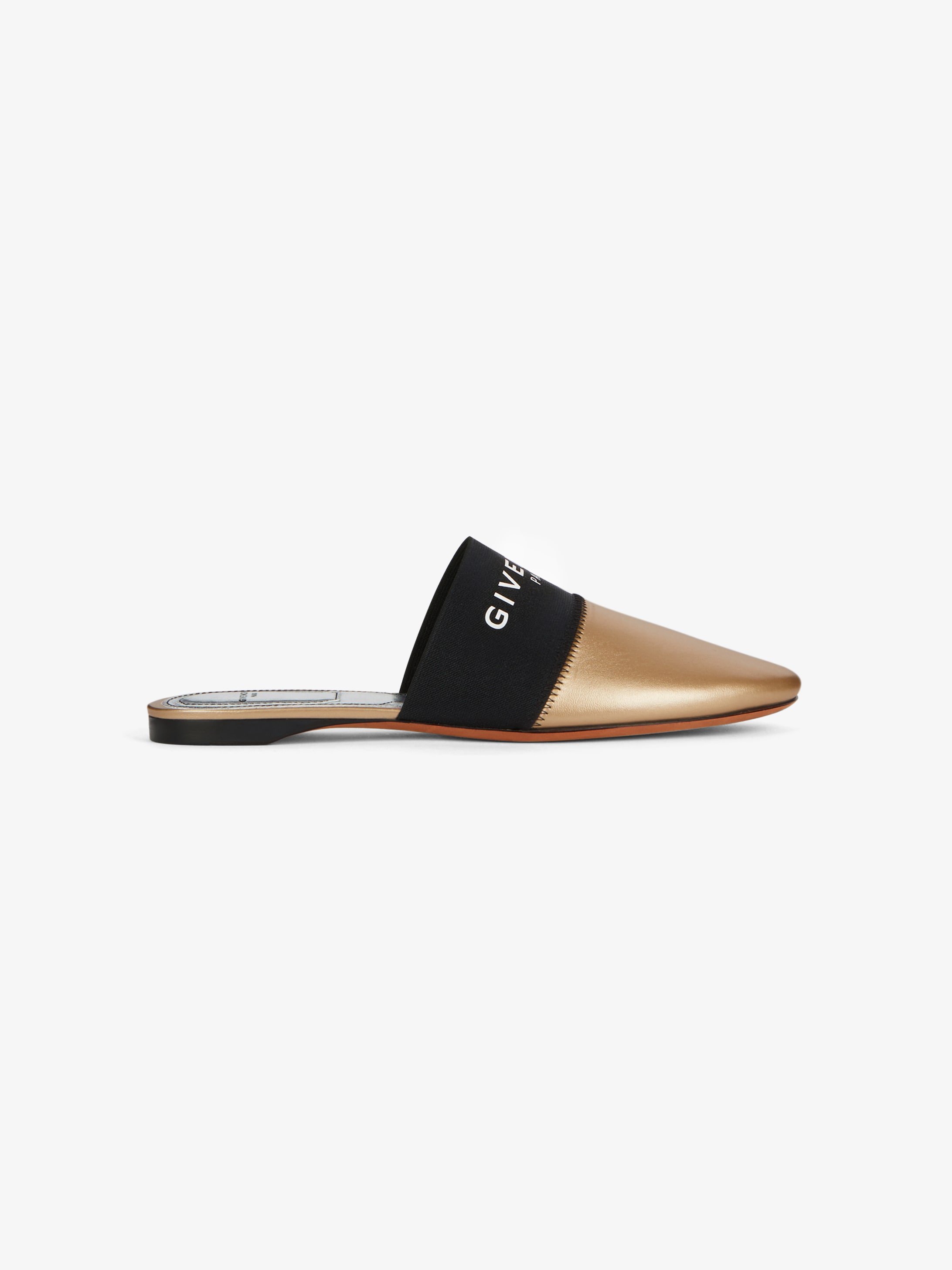 GIVENCHY PARIS flat mules in beaded leather