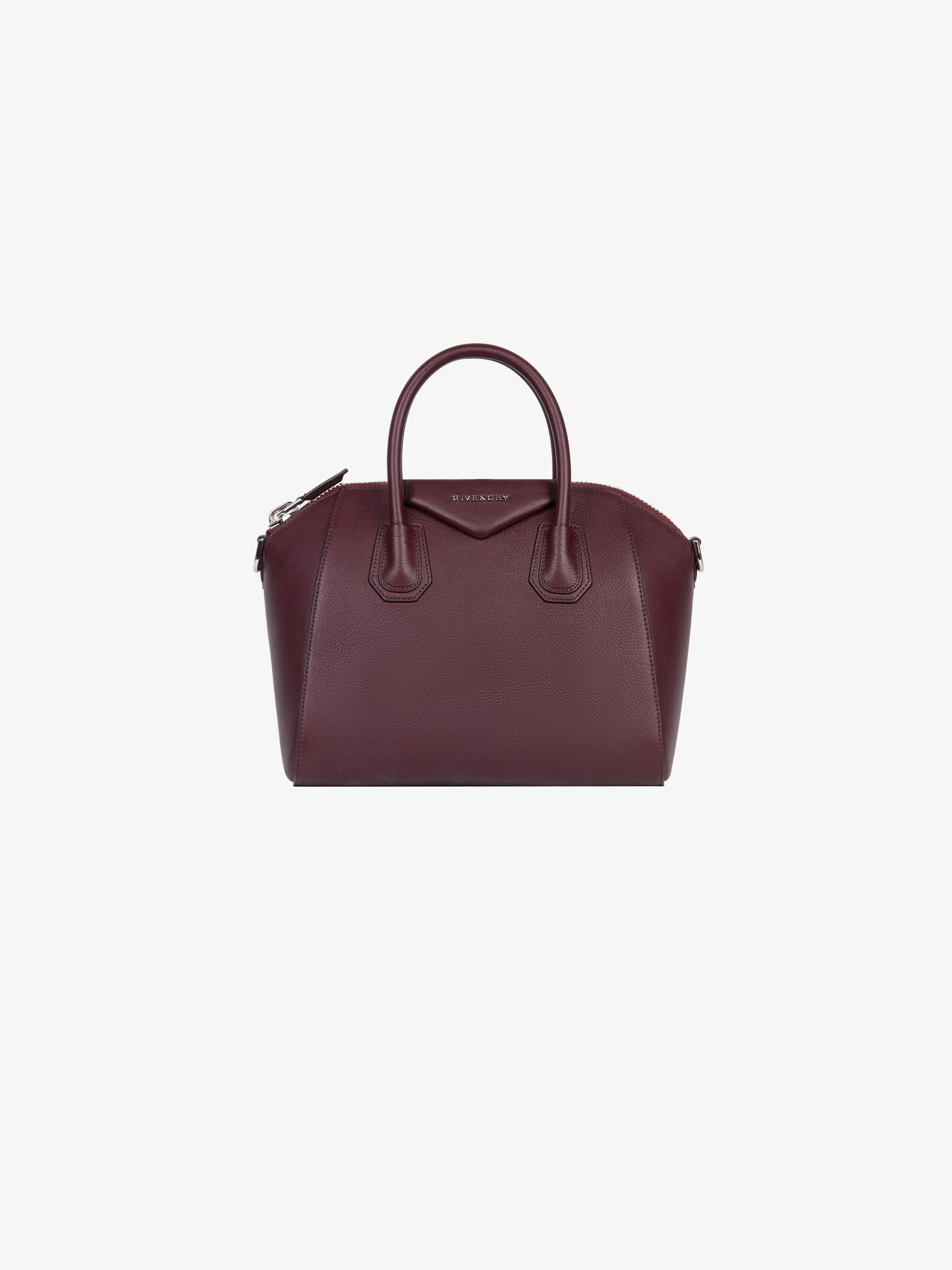 Small Antigona bag in grained leather