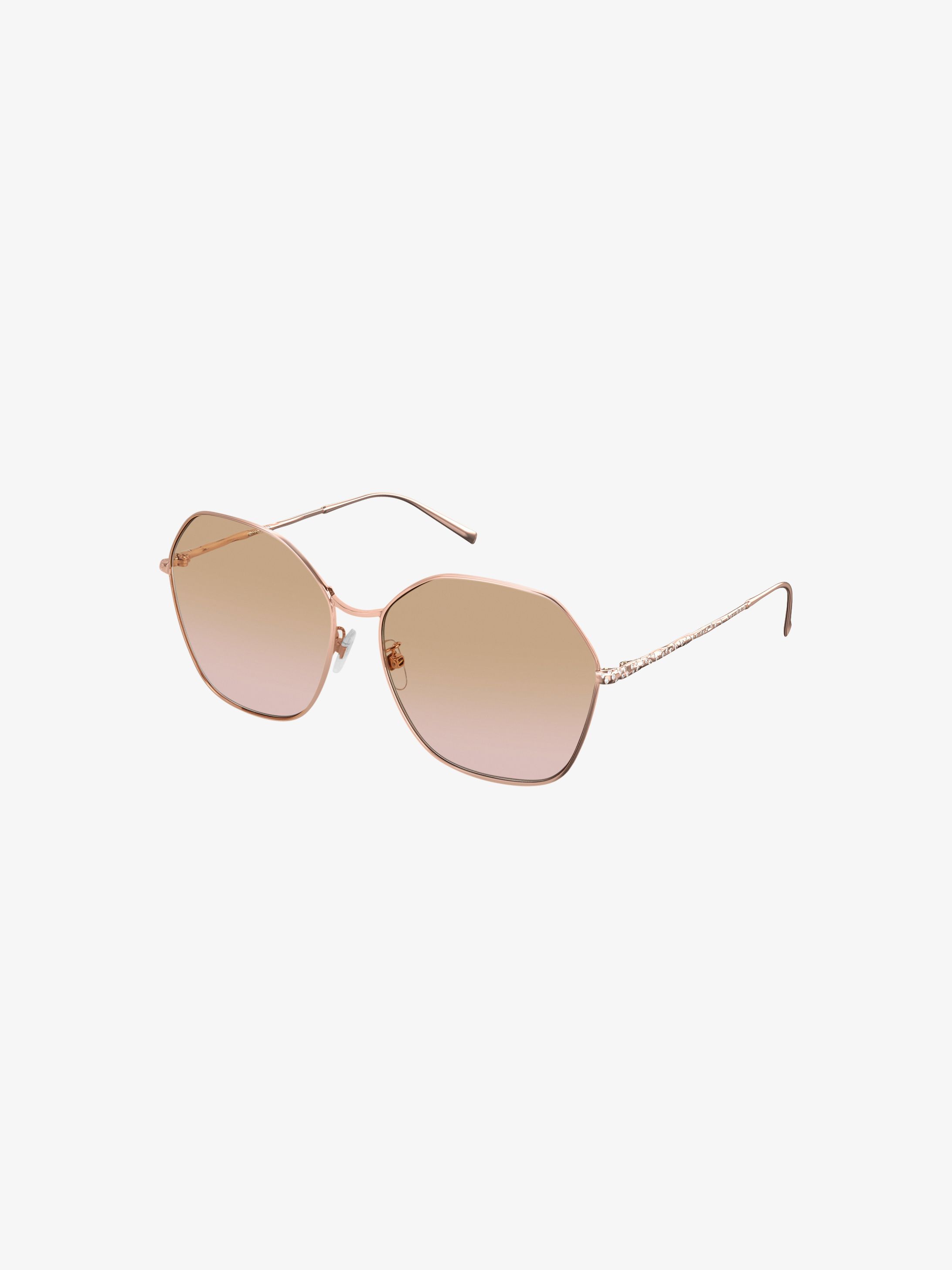 GV Sparkle sunglasses in metal with crystals