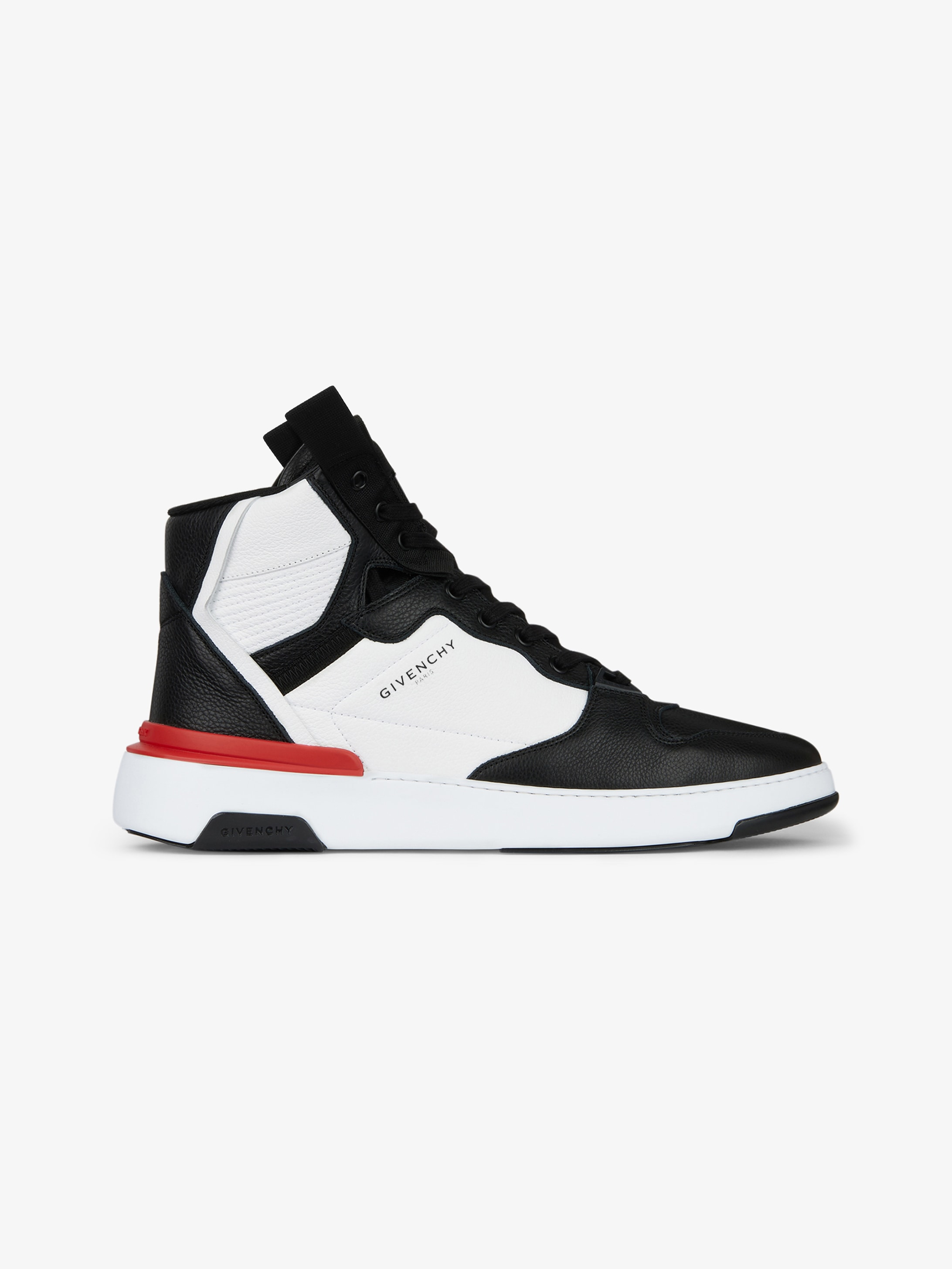 Sneaker alte WING di pelle bicolore | GIVENCHY Paris