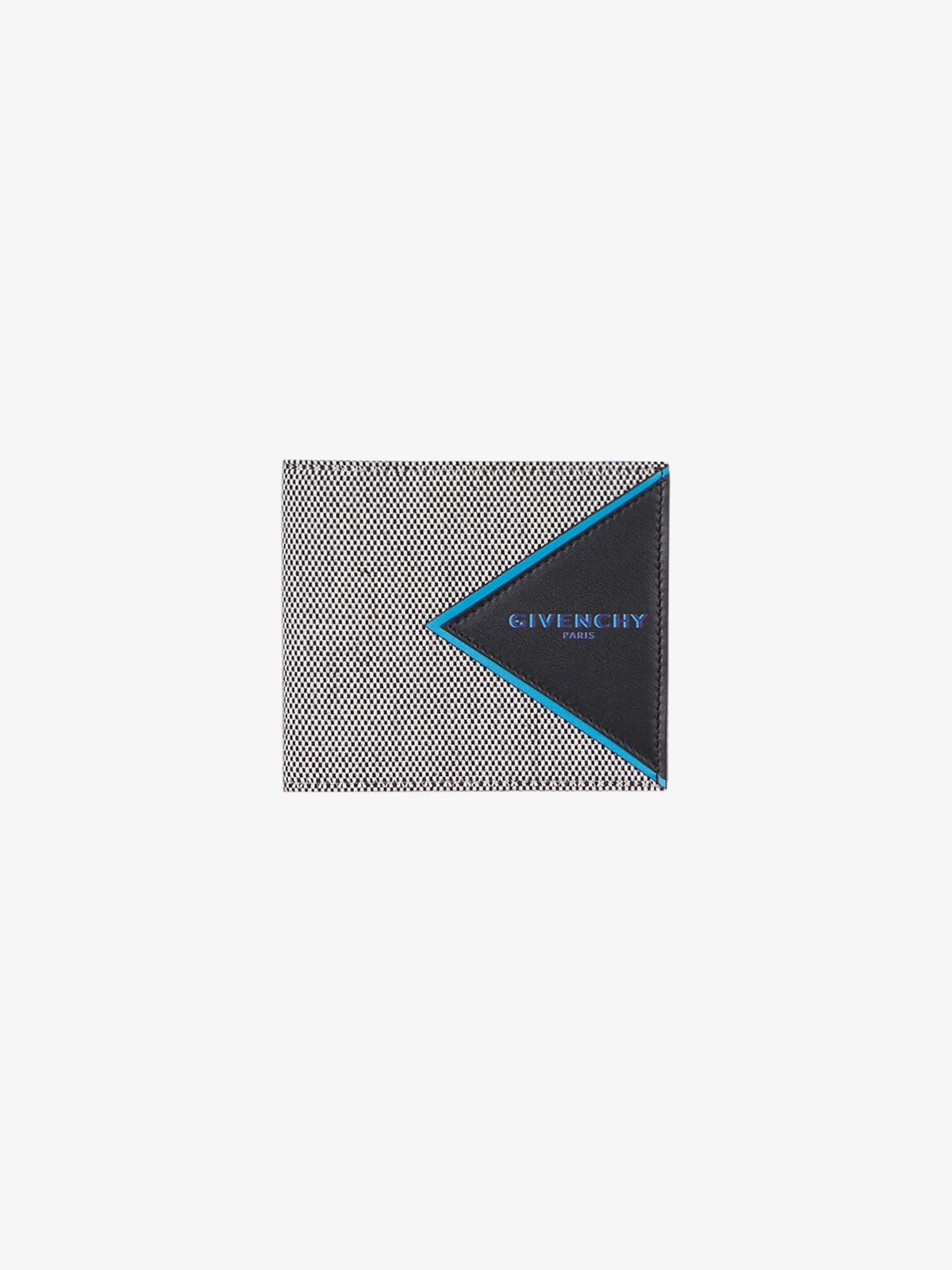 GIVENCHY PARIS wallet in leather and canvas