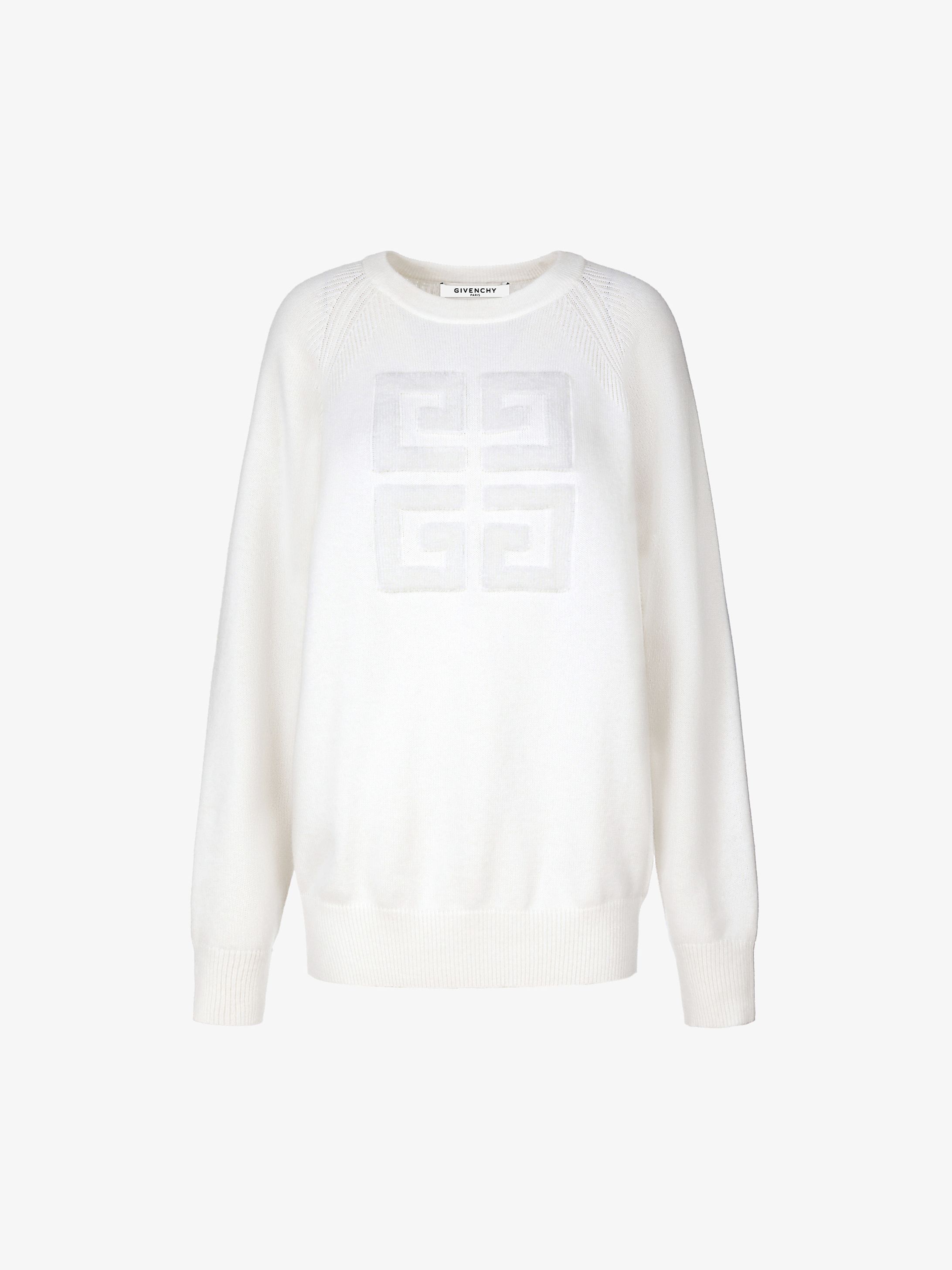 Sweater in cashmere with 4G emblem