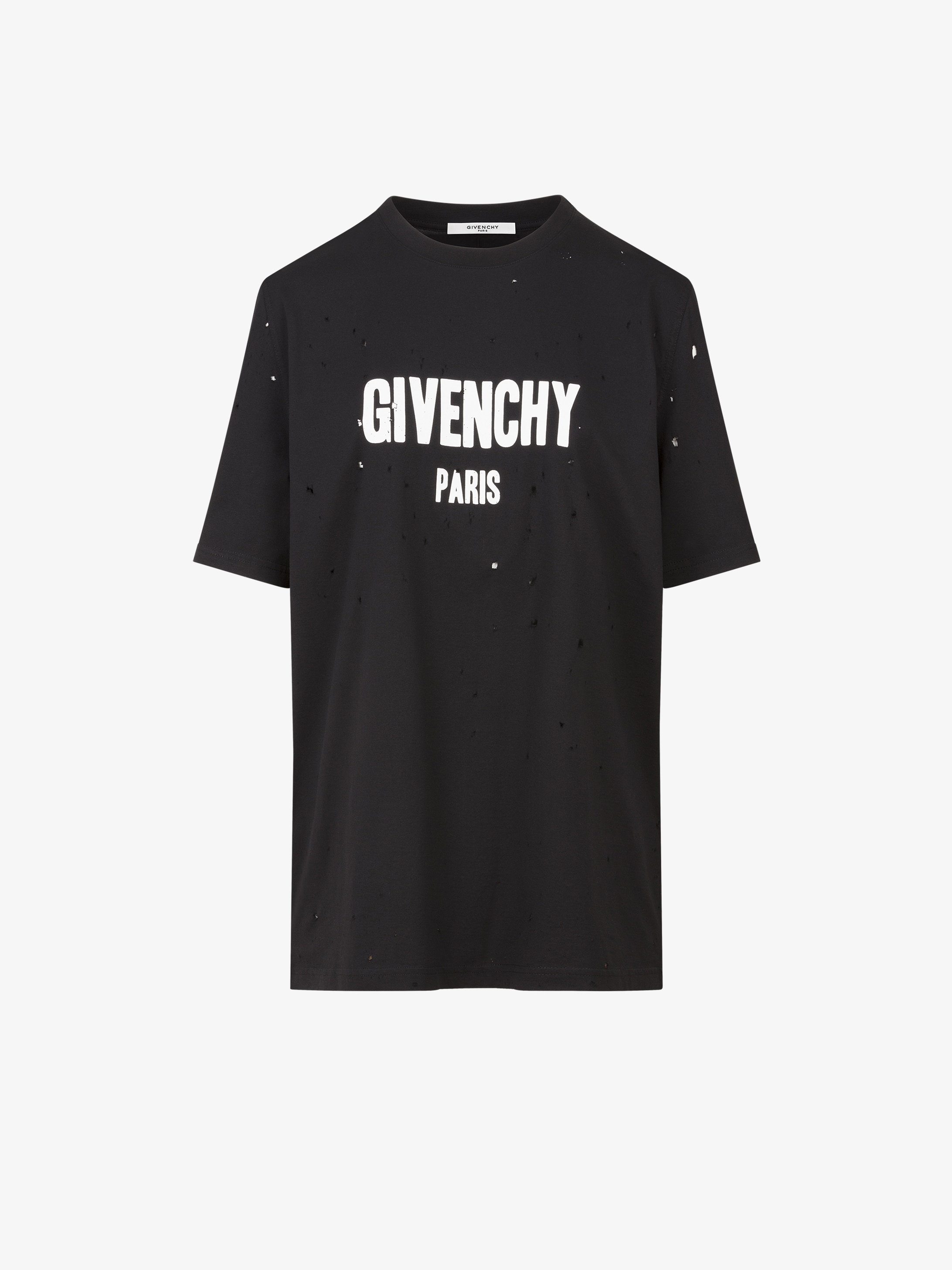 Givenchy PARIS destroyed T-shirt | GIVENCHY Paris