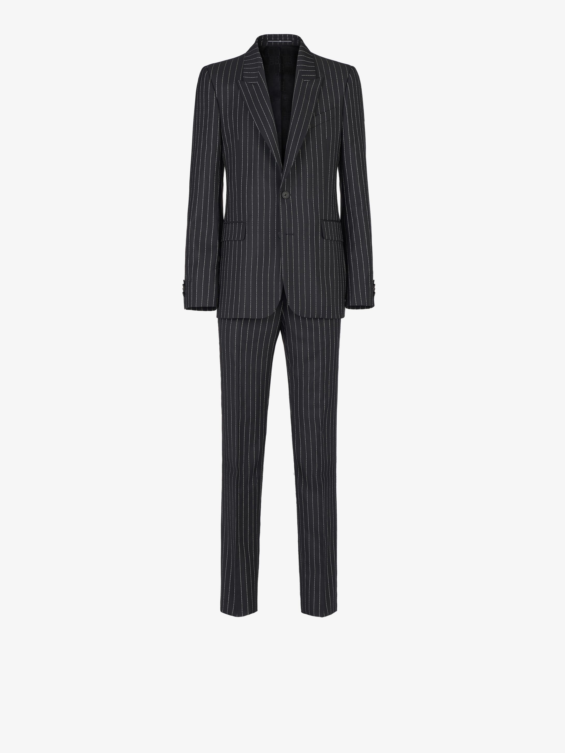 Costume en laine à rayures GIVENCHY