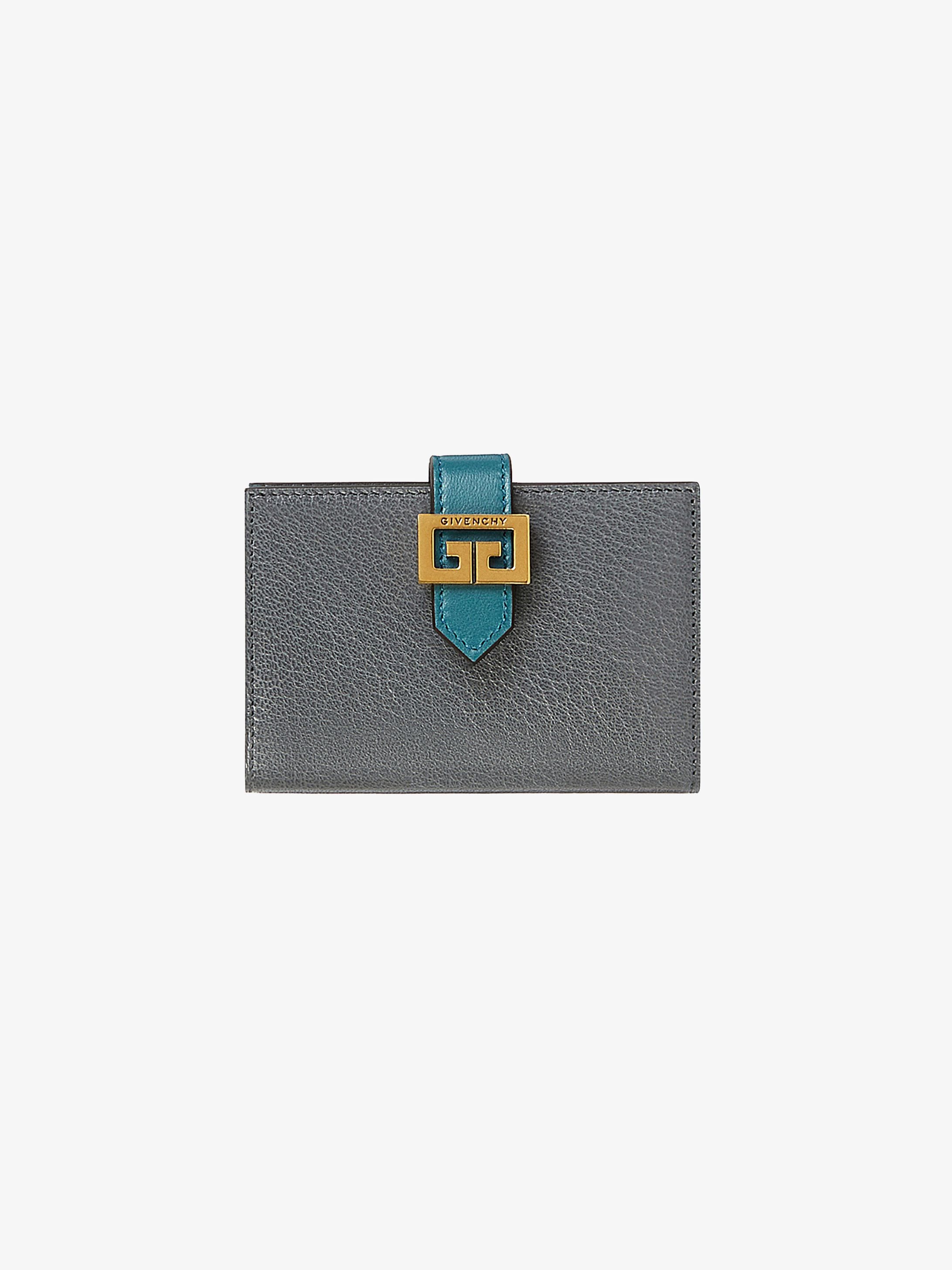 Porte-cartes GV3 en cuir bicolore