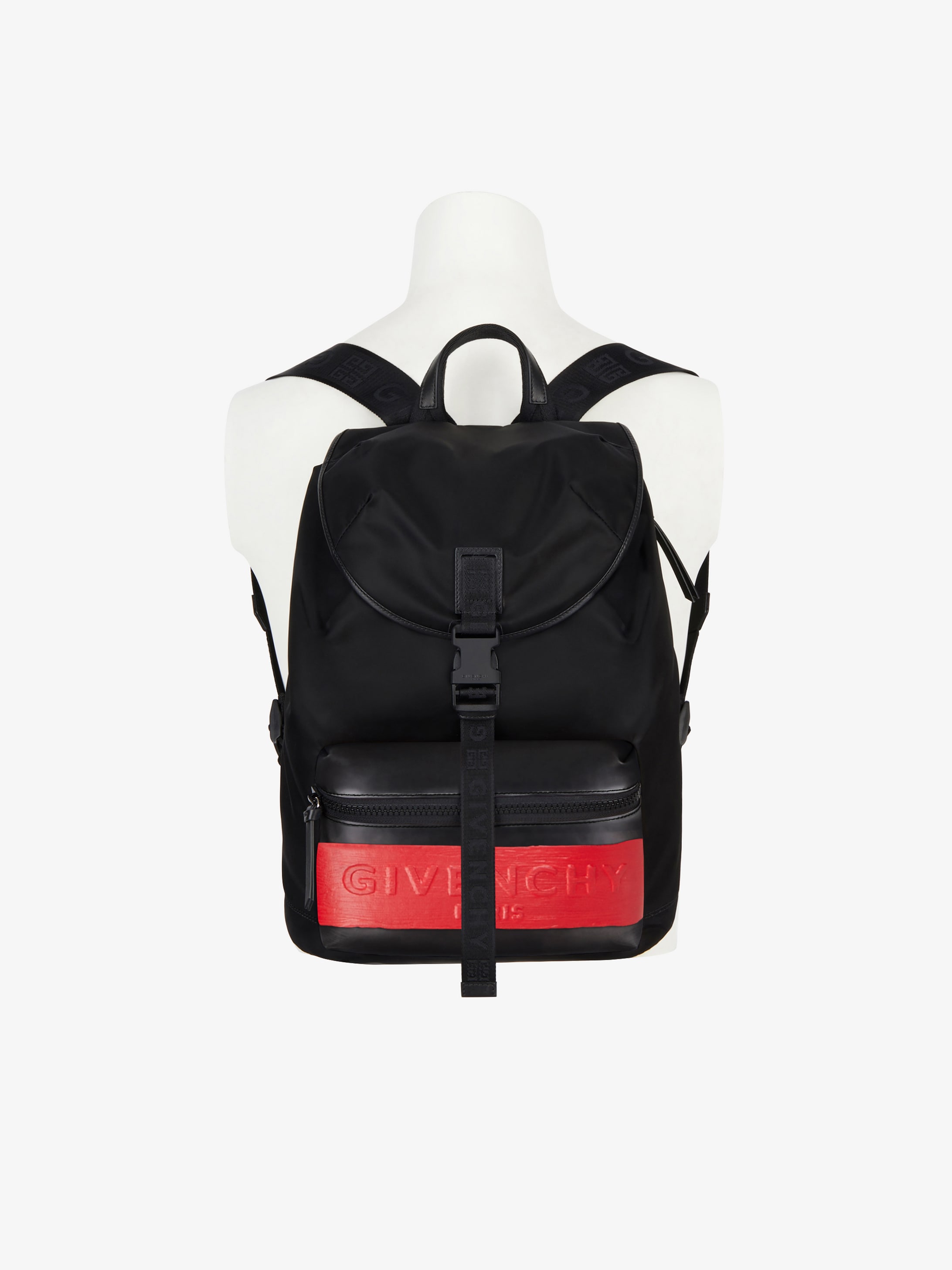 GIVENCHY backpack in nylon with latex 