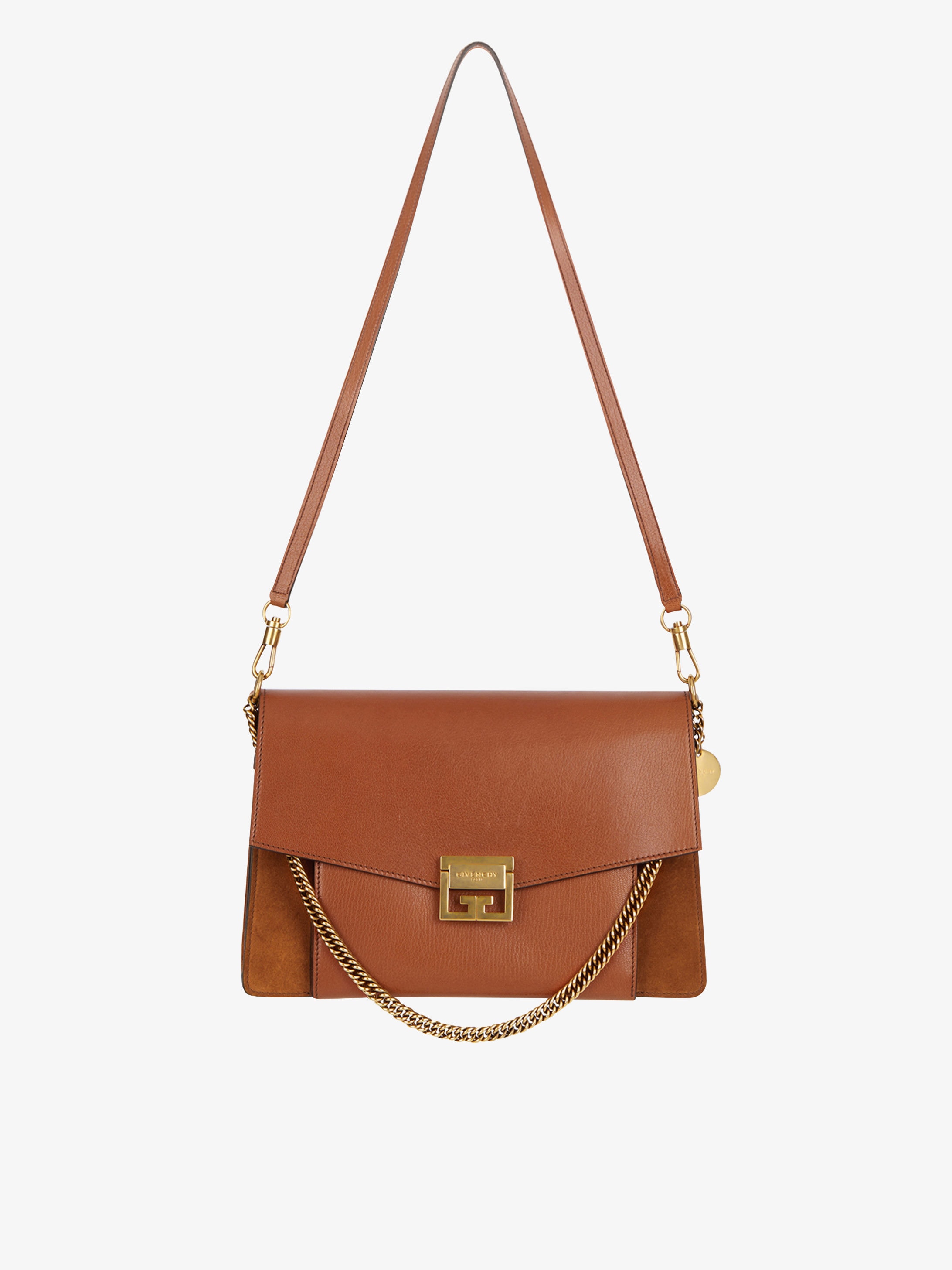 Medium GV3 bag in leather and suede | GIVENCHY Paris