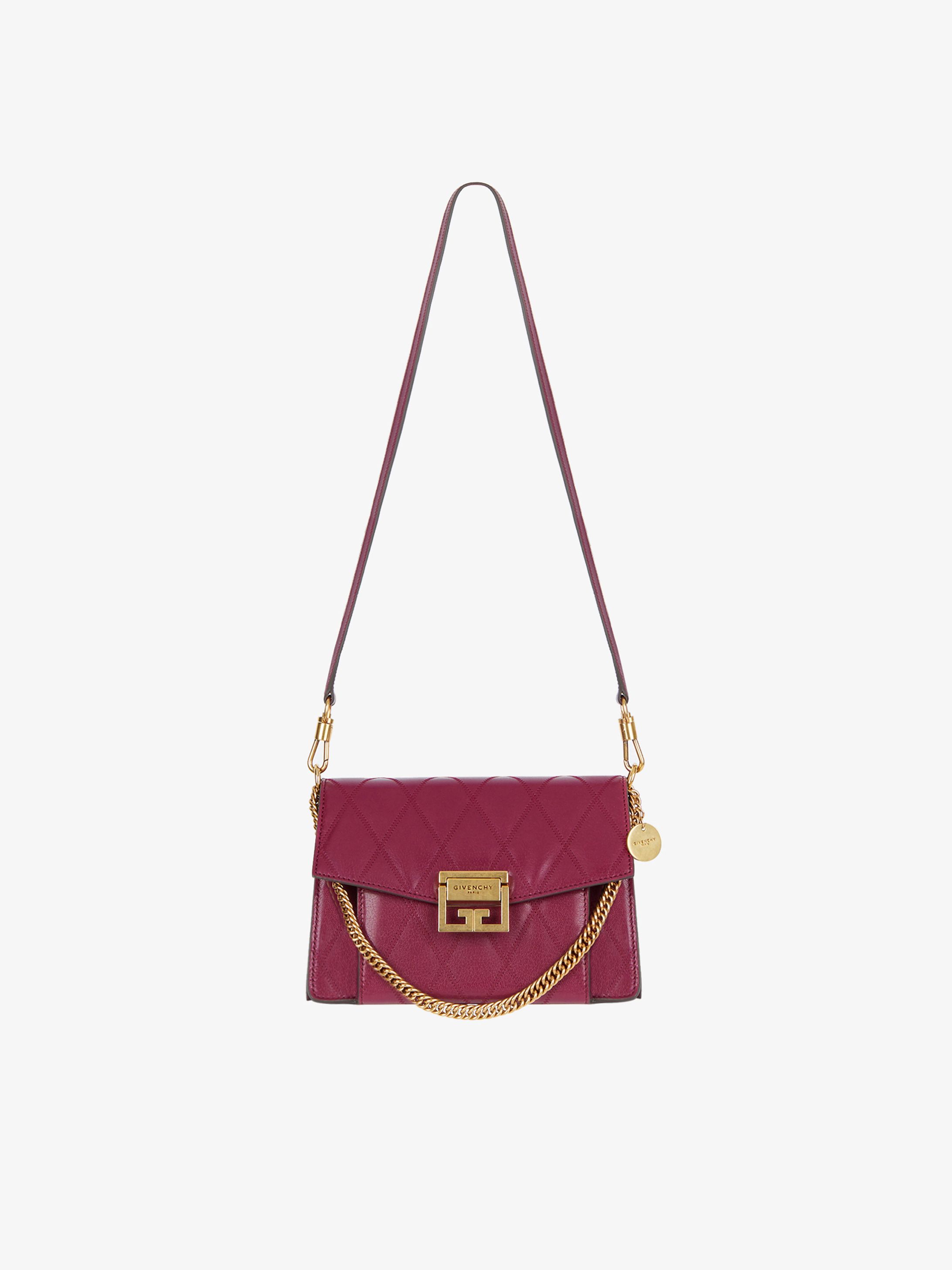 Sac GV3 petit modèle en cuir matelassé