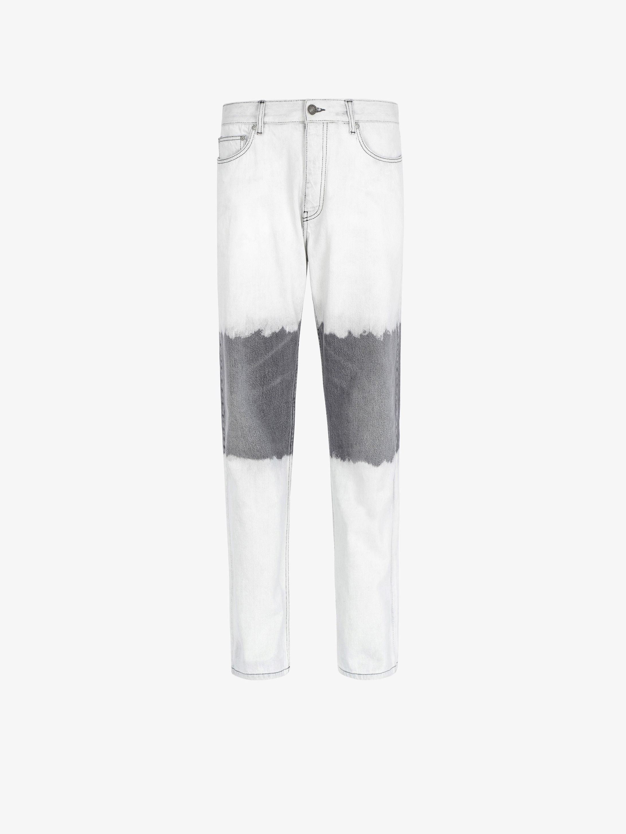 Jeans in denim bicolore