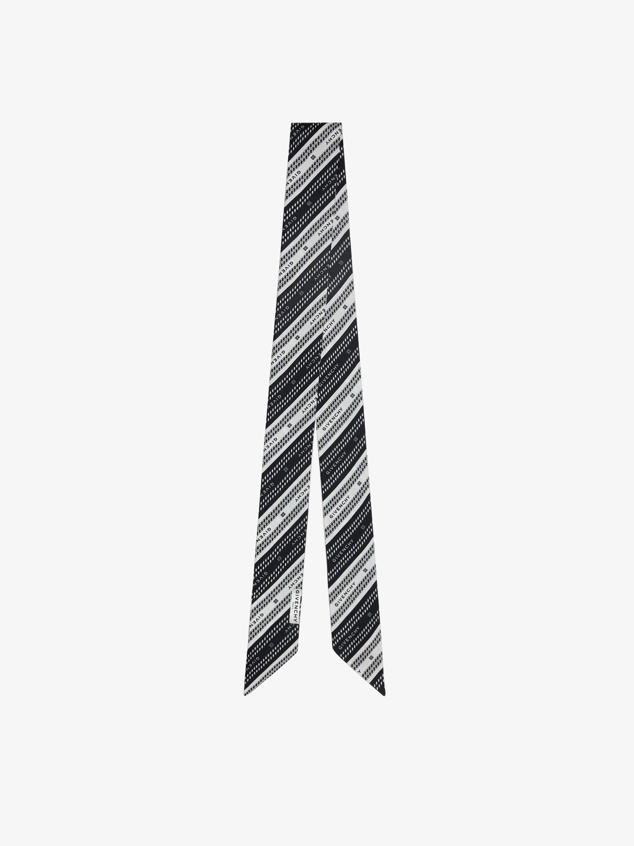 GIVENCHY chain headband in silk