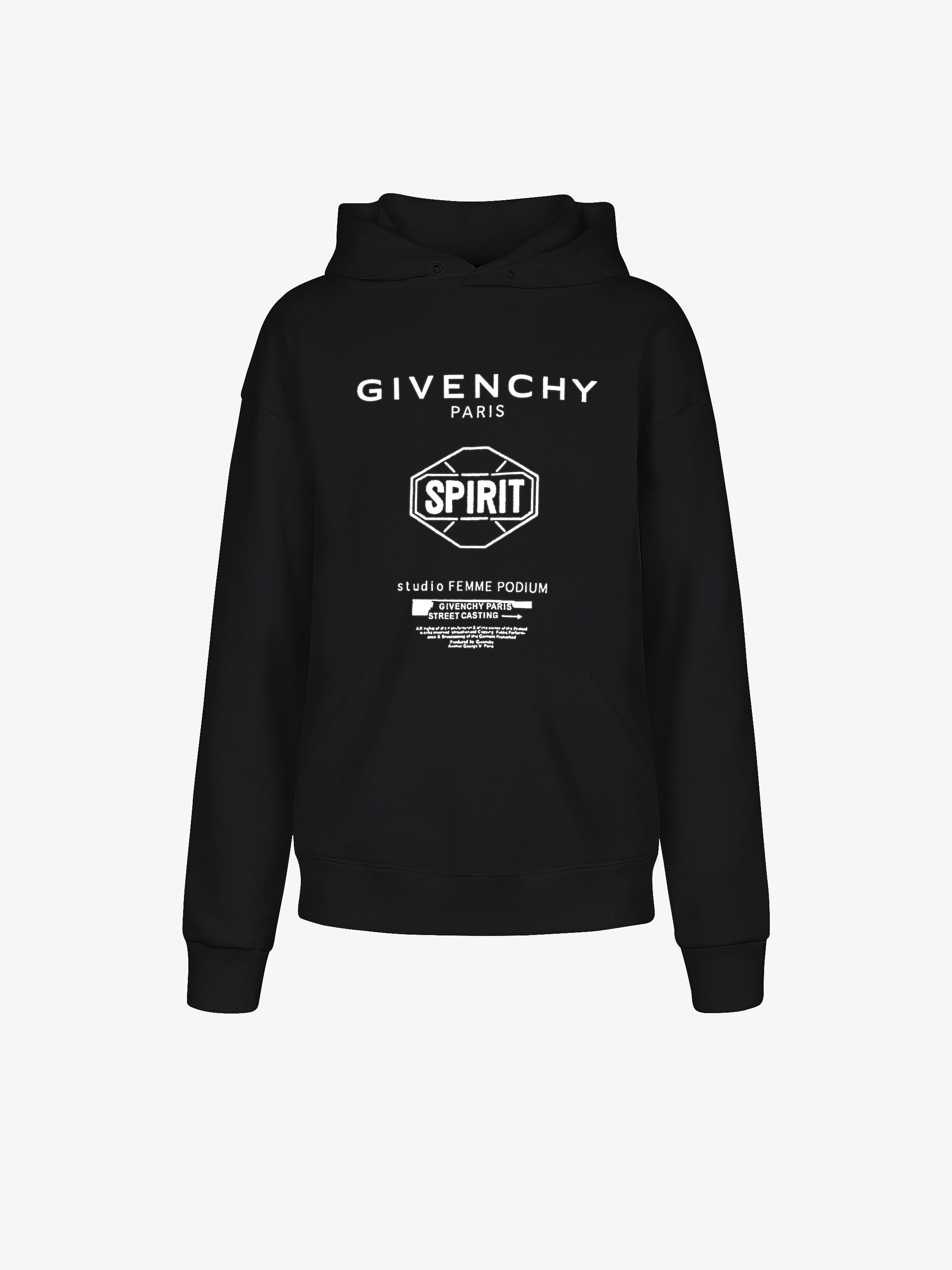 GIVENCHY Spirit printed hoodie
