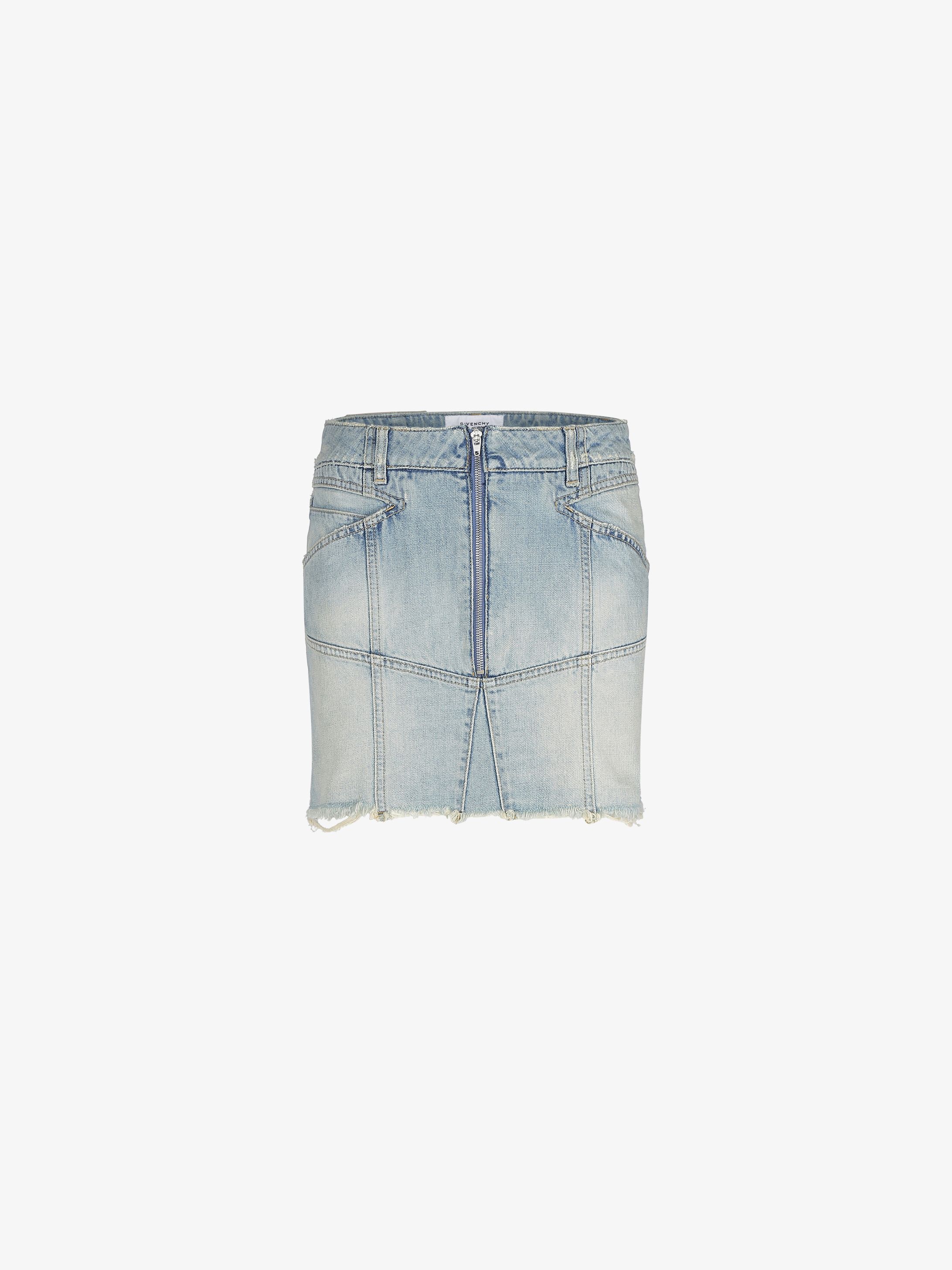 Minigonna in denim vintage