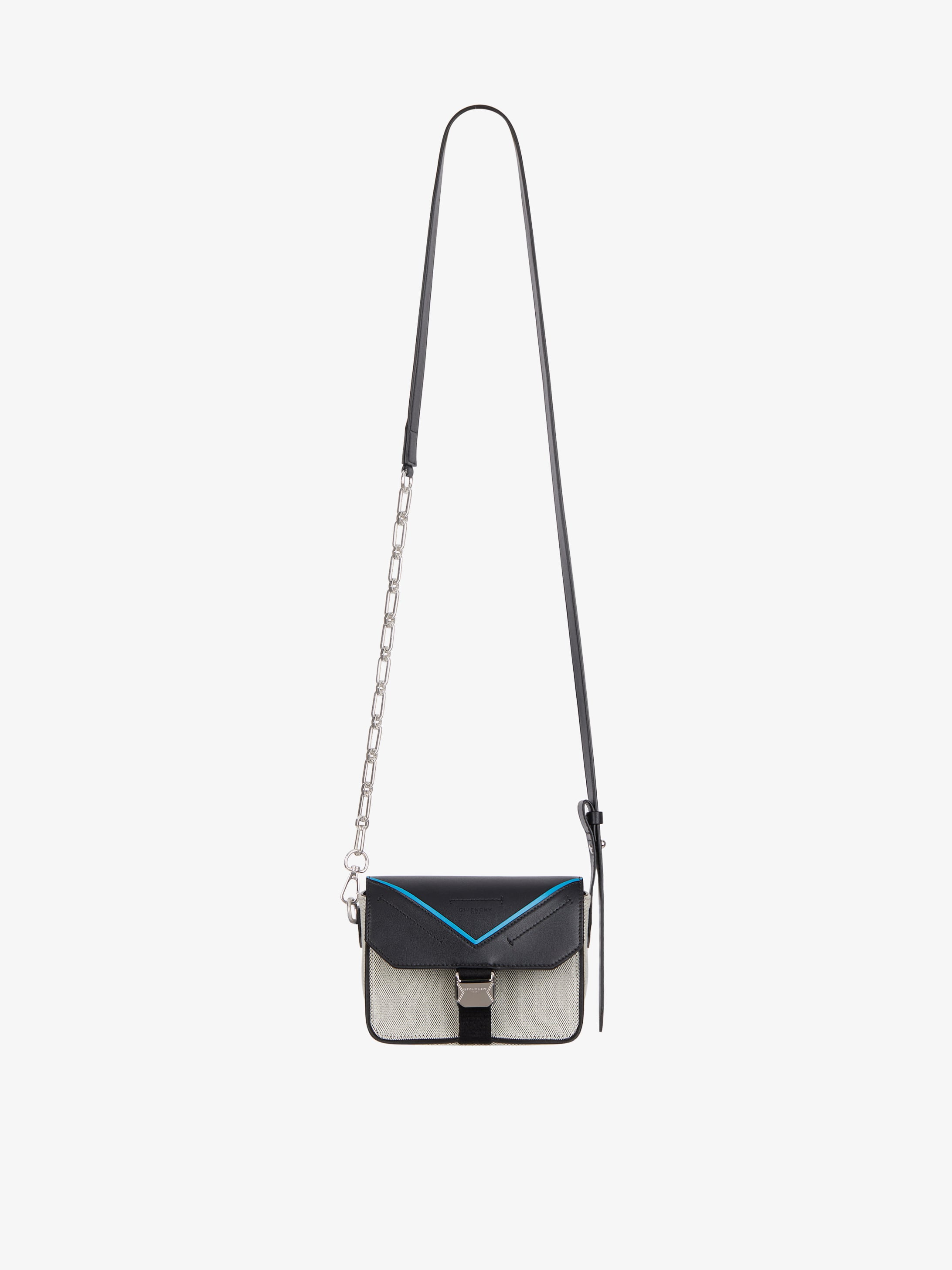 GIVENCHY PARIS Bond crossbody bag in canvas and leather