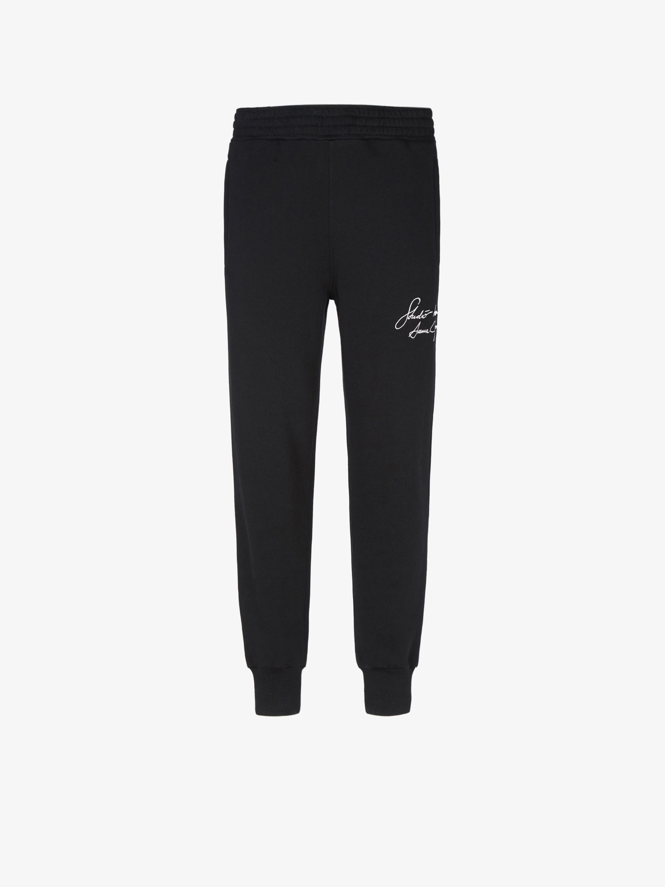 Pantaloni da jogging slim con ricamo Studio Homme