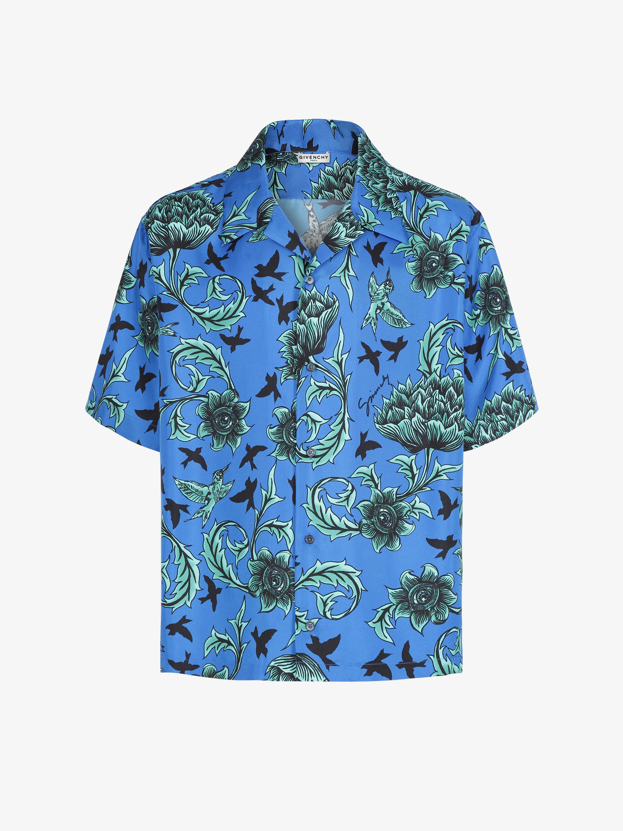 Chemise hawaïenne à imprimé floral